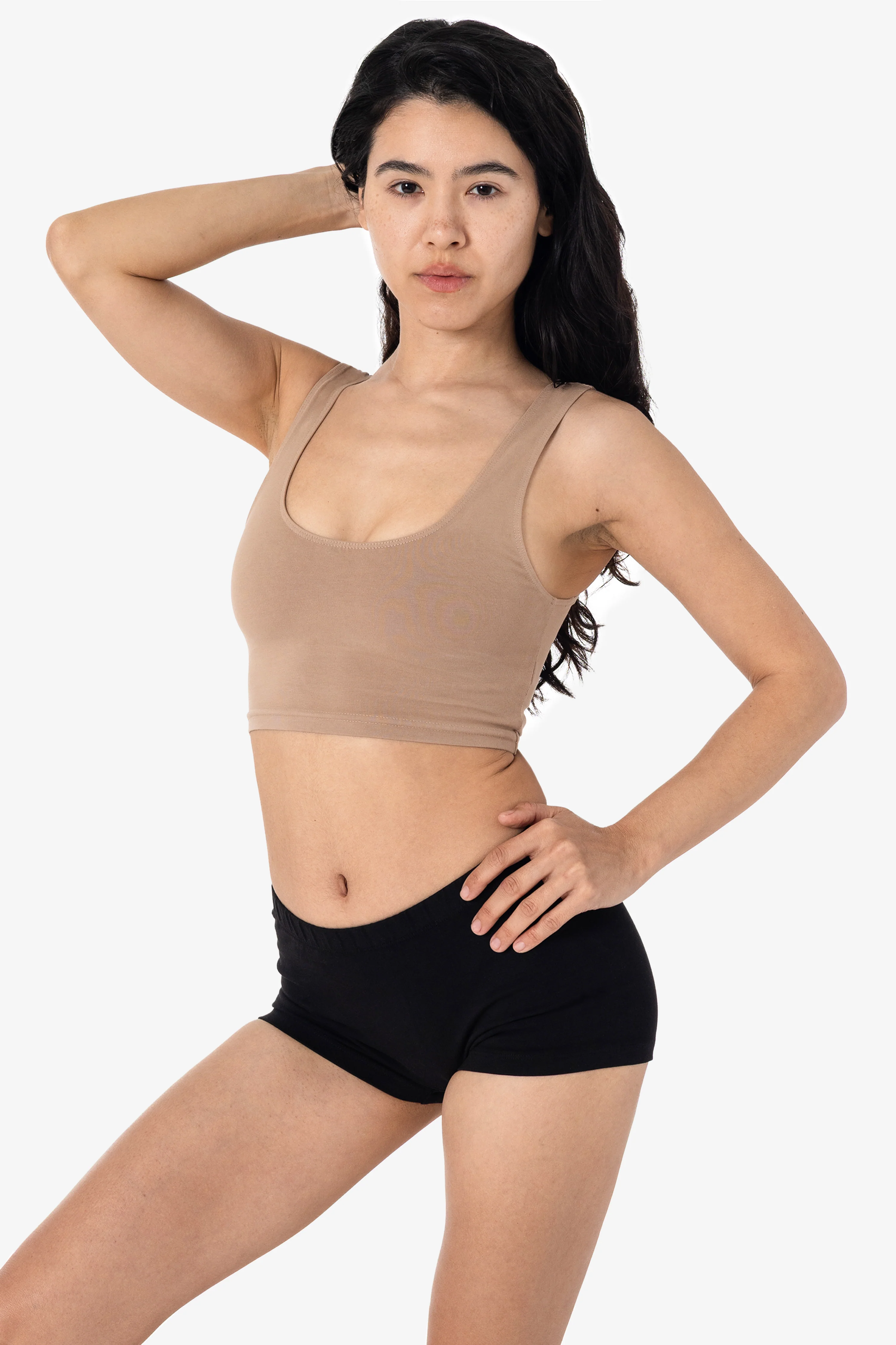 8383GD - Garment Dye Cotton Spandex Crop Tank - Image 19