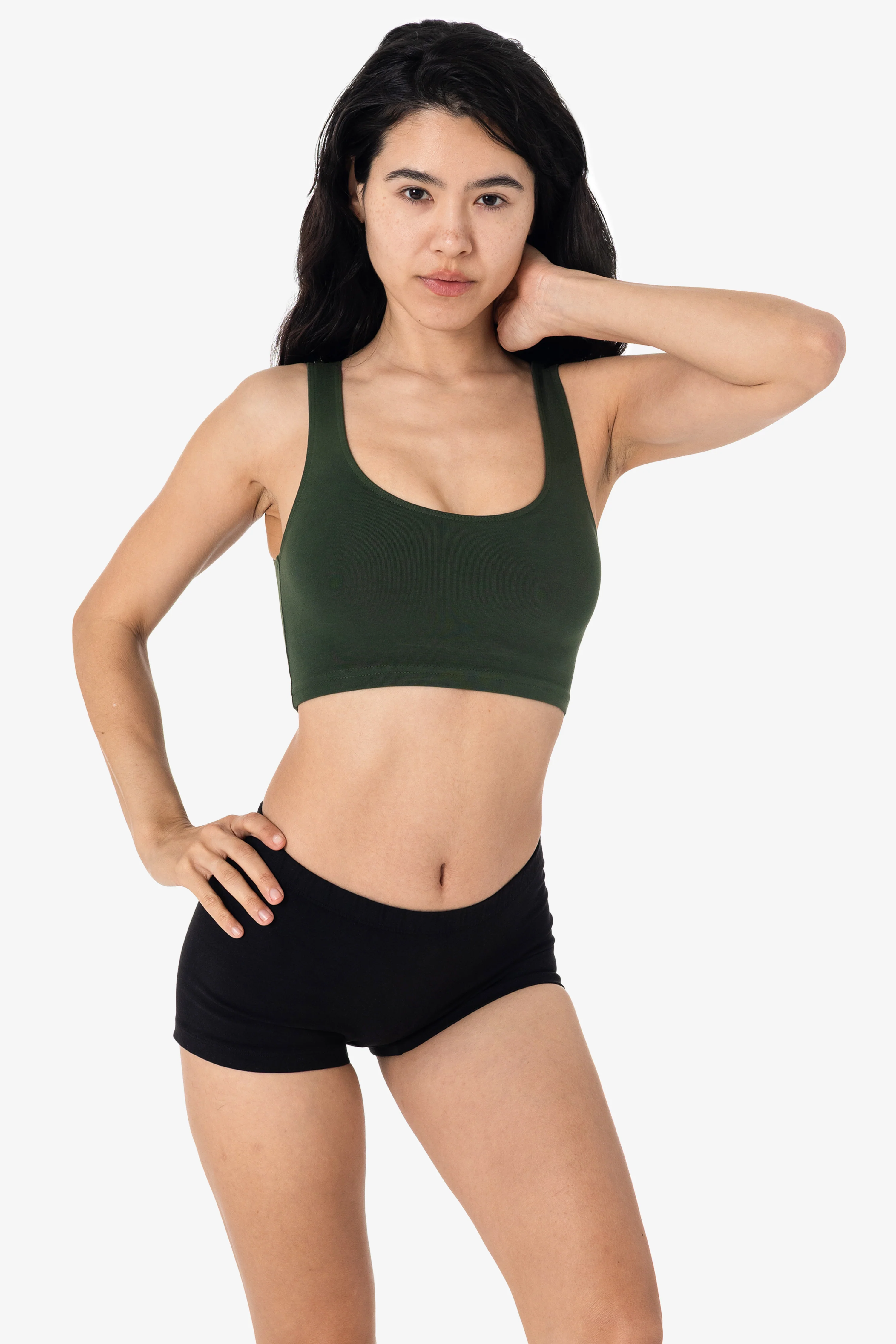 8383GD - Garment Dye Cotton Spandex Crop Tank - Image 20