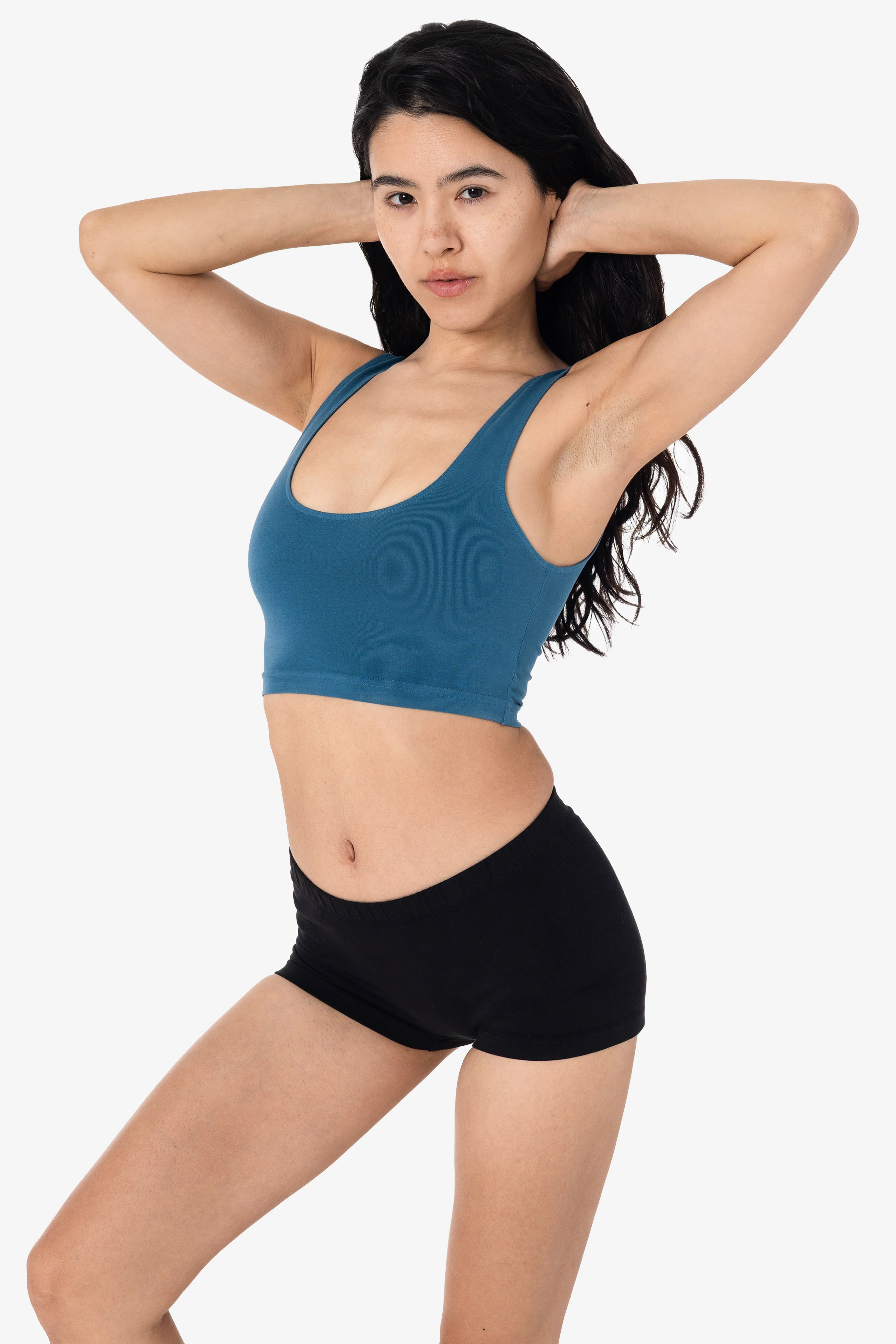 8383GD - Garment Dye Cotton Spandex Crop Tank - Image 21