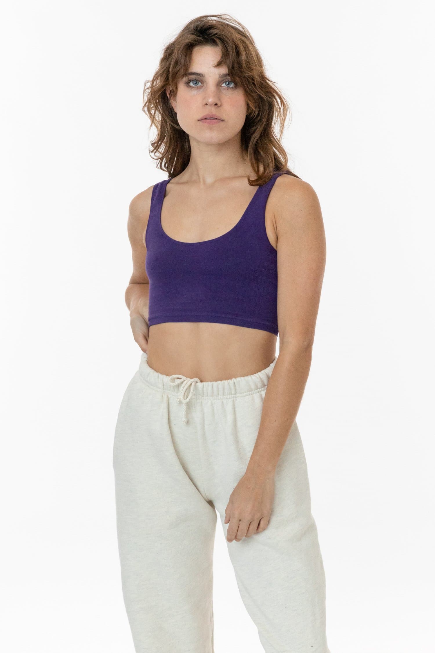 8383GD - Garment Dye Cotton Spandex Crop Tank - Image 28