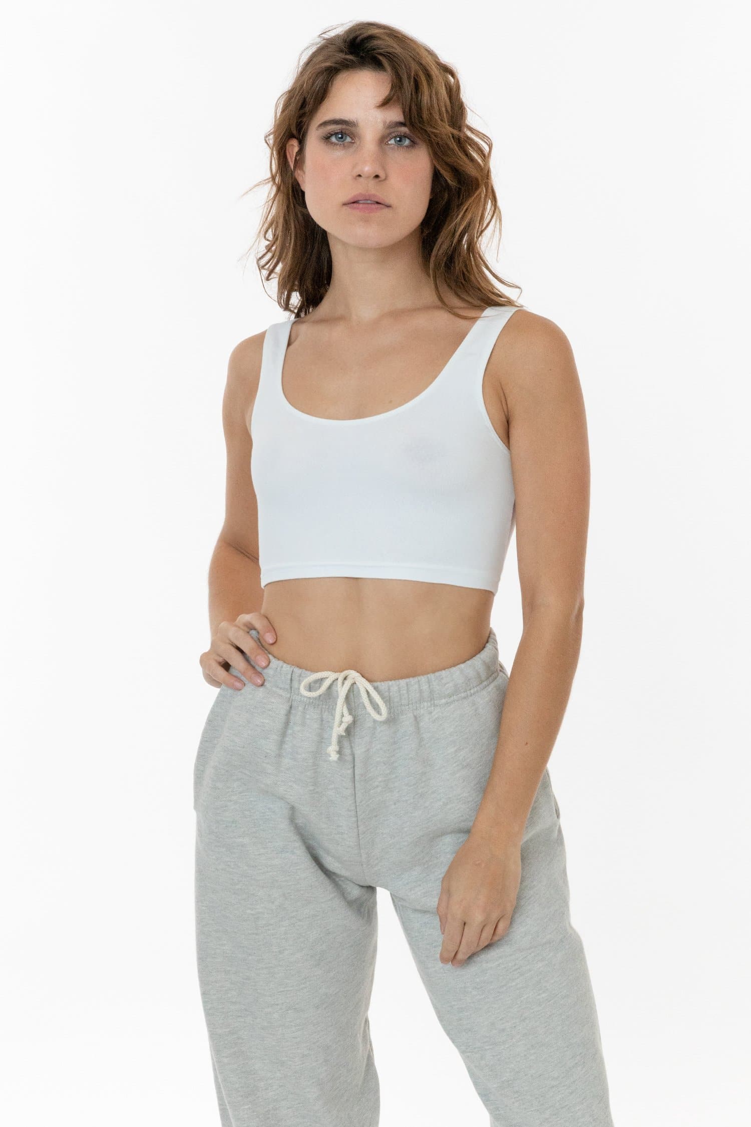 8383GD - Garment Dye Cotton Spandex Crop Tank - Image 32