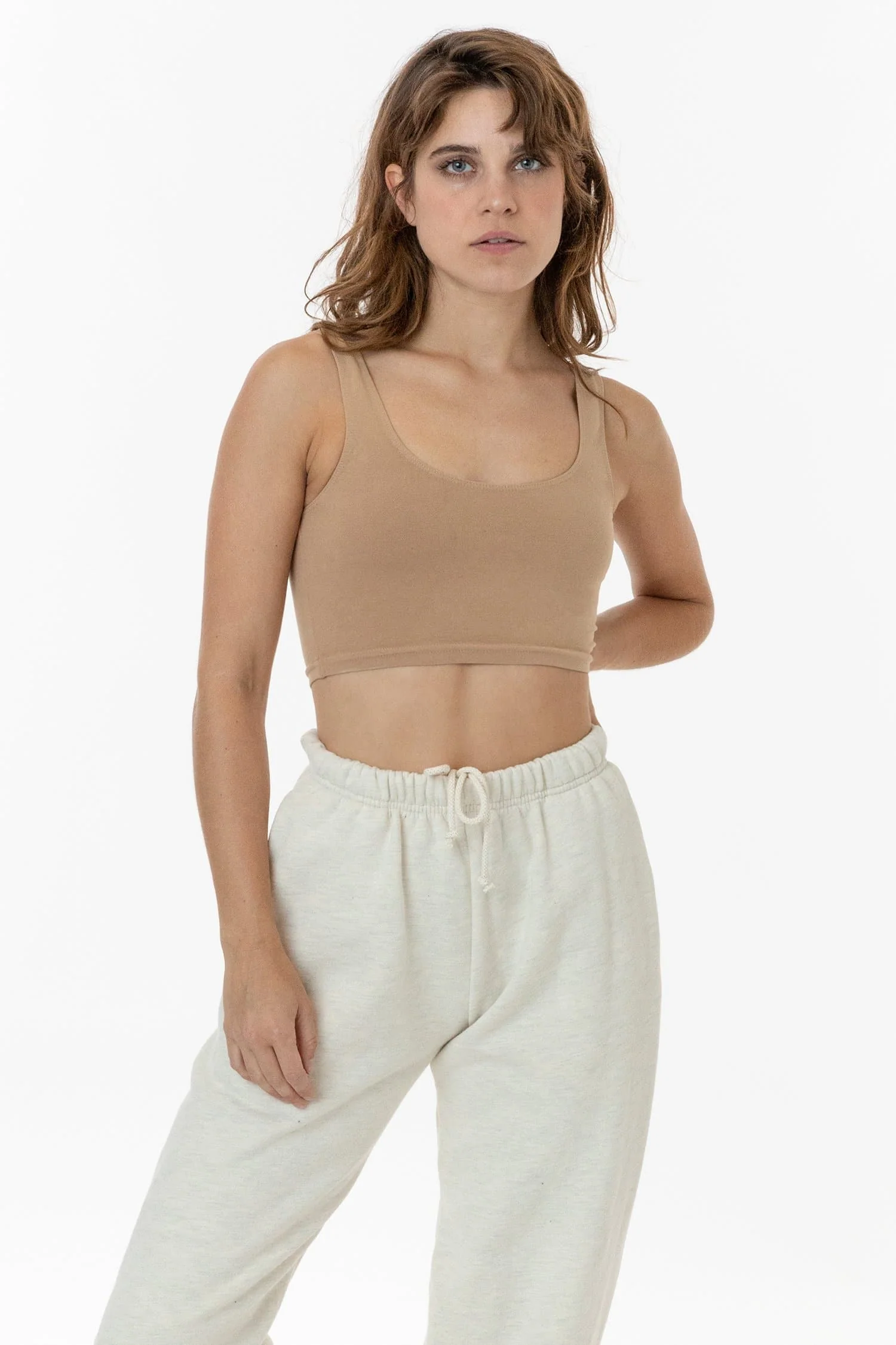 8383GD - Garment Dye Cotton Spandex Crop Tank - Image 35