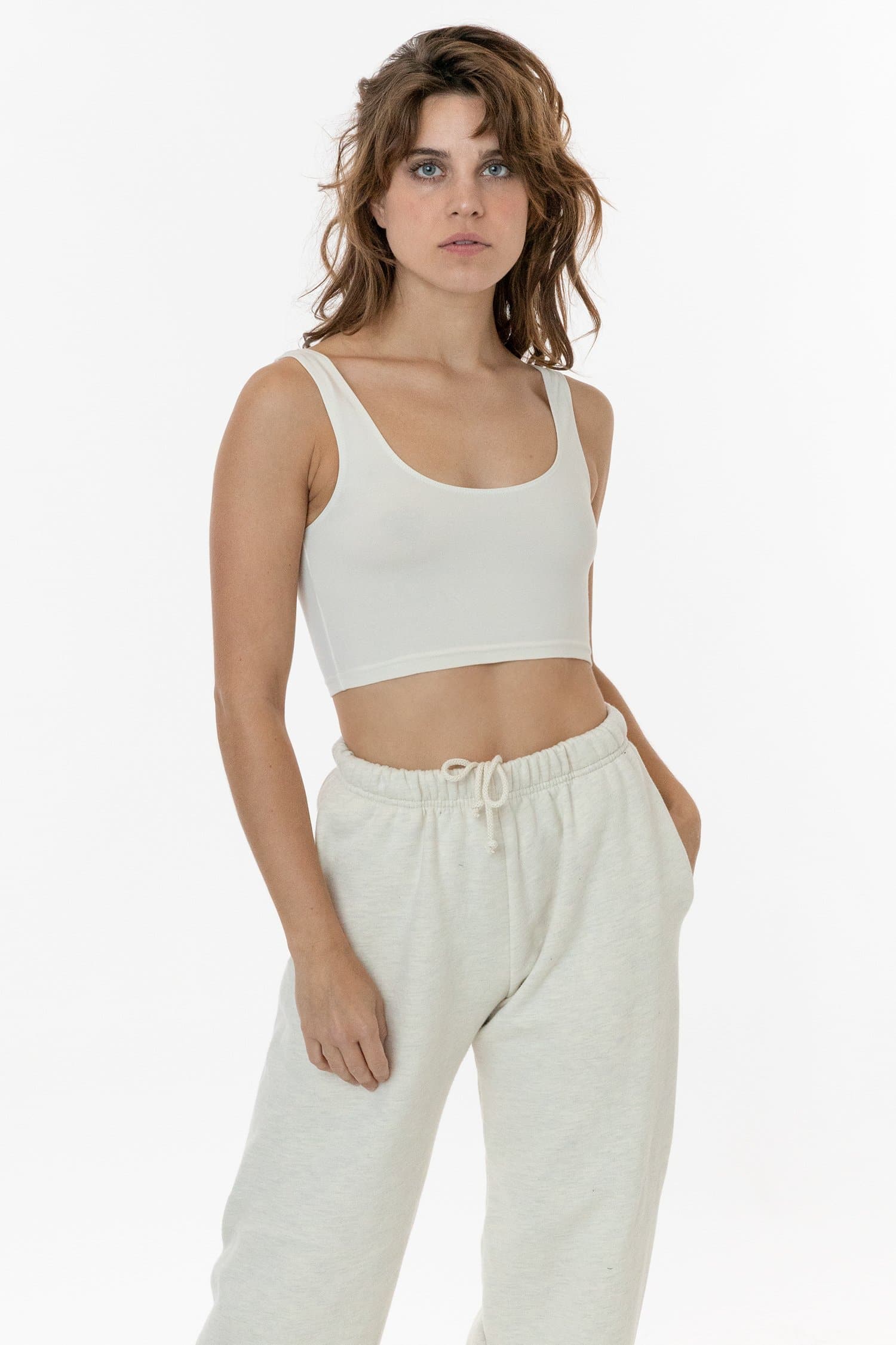 8383GD - Garment Dye Cotton Spandex Crop Tank - Image 36