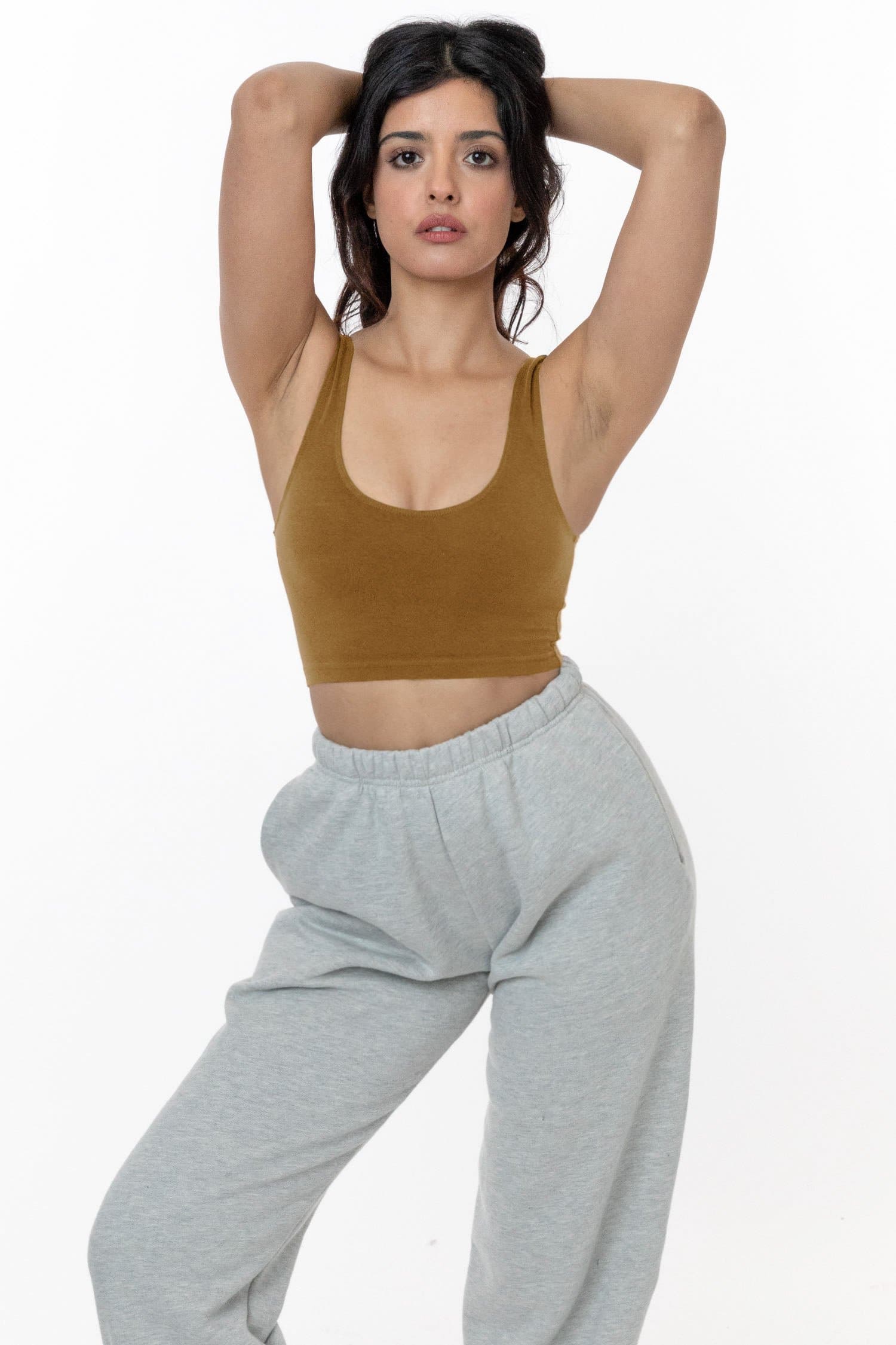 8383GD - Garment Dye Cotton Spandex Crop Tank - Image 40