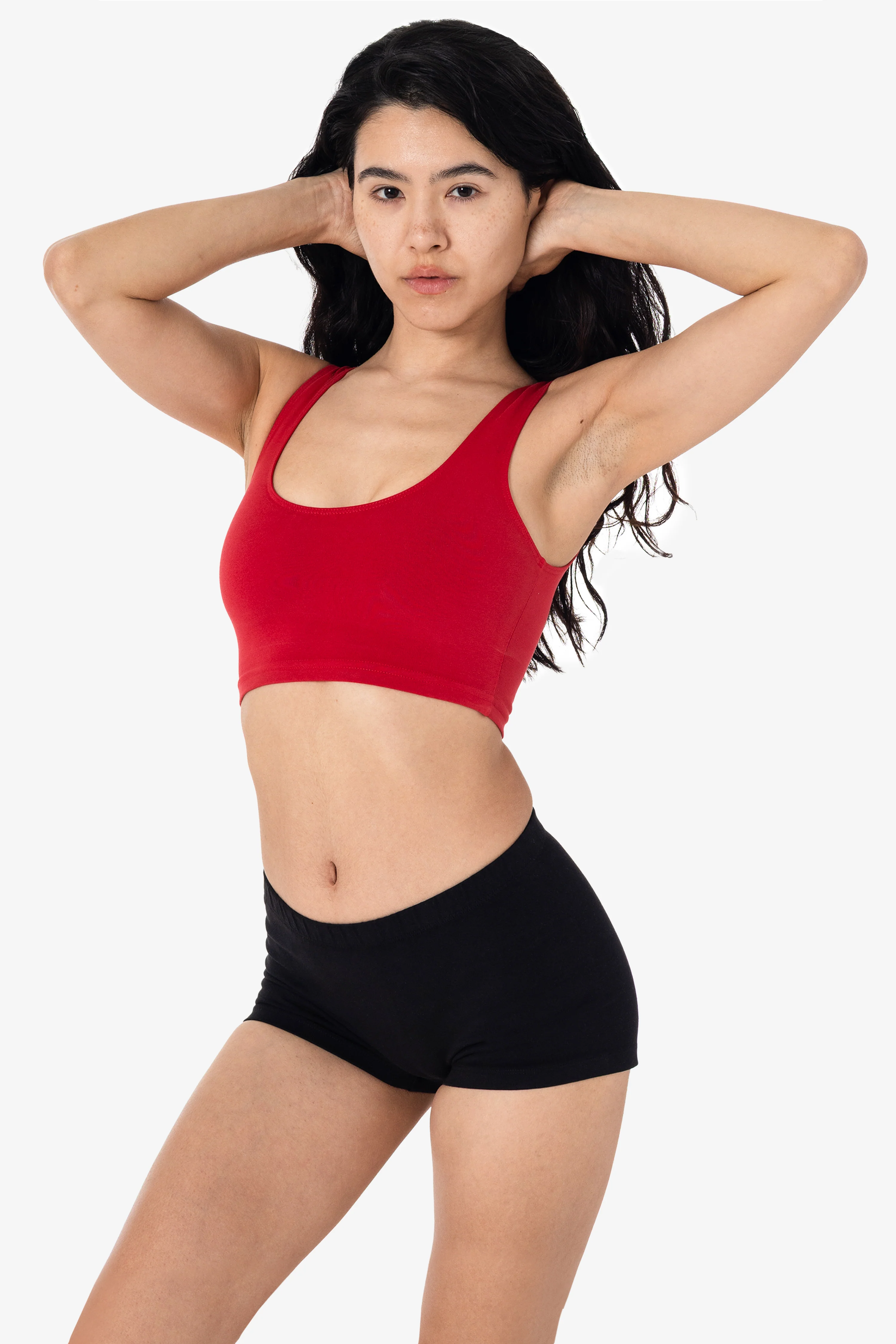 8383GD - Garment Dye Cotton Spandex Crop Tank - Image 6