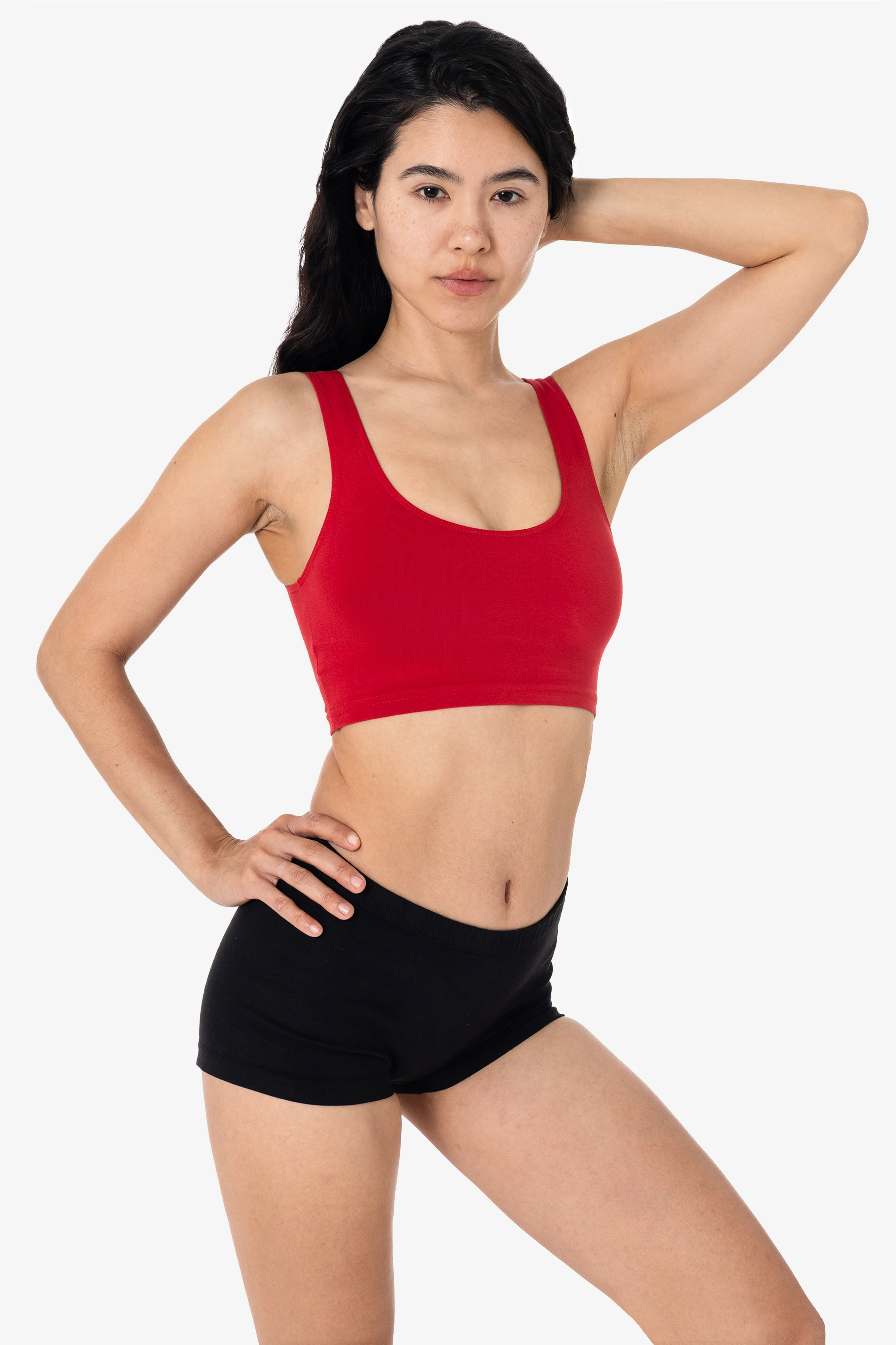 8383GD - Garment Dye Cotton Spandex Crop Tank - Image 7