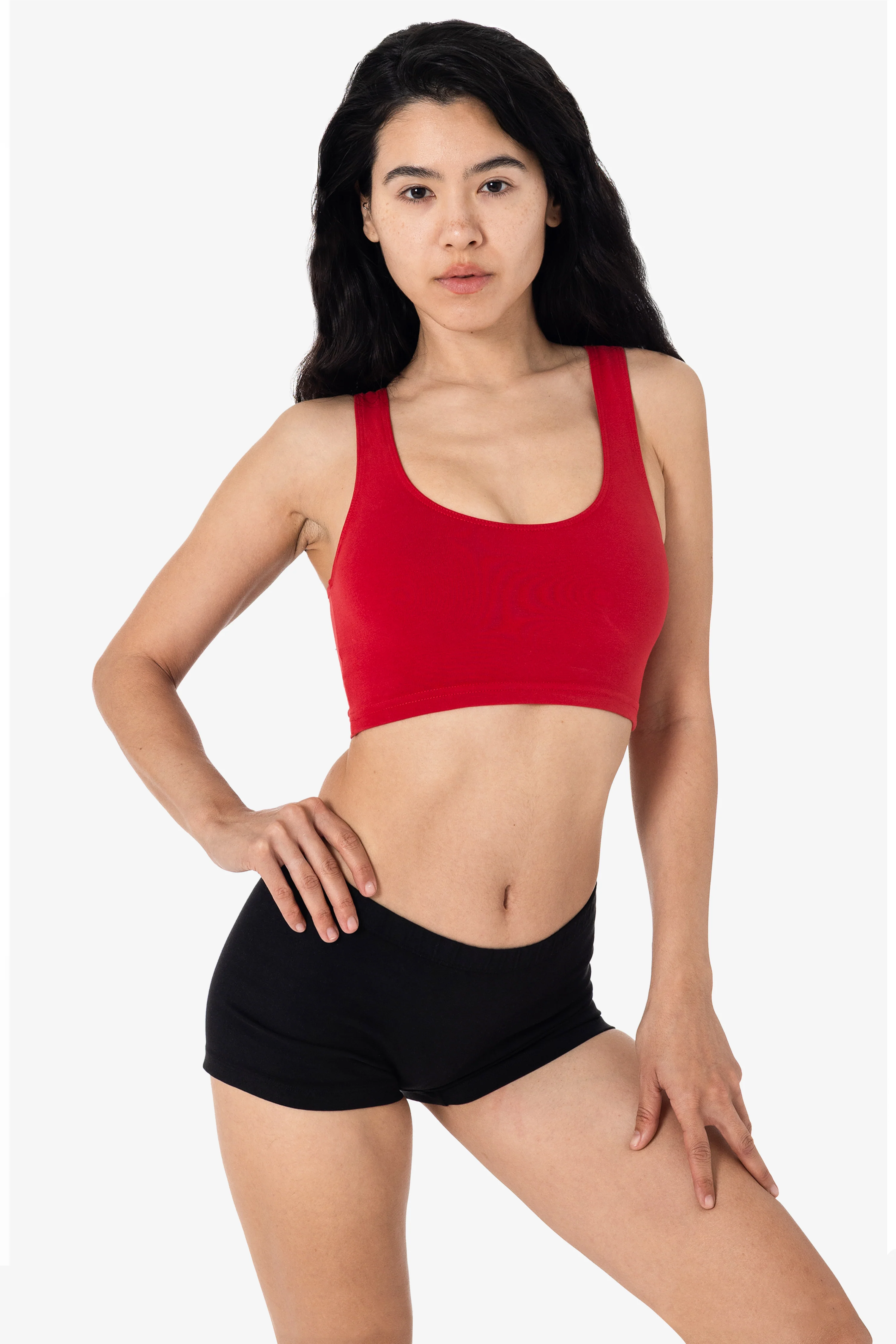 8383GD - Garment Dye Cotton Spandex Crop Tank - Image 8