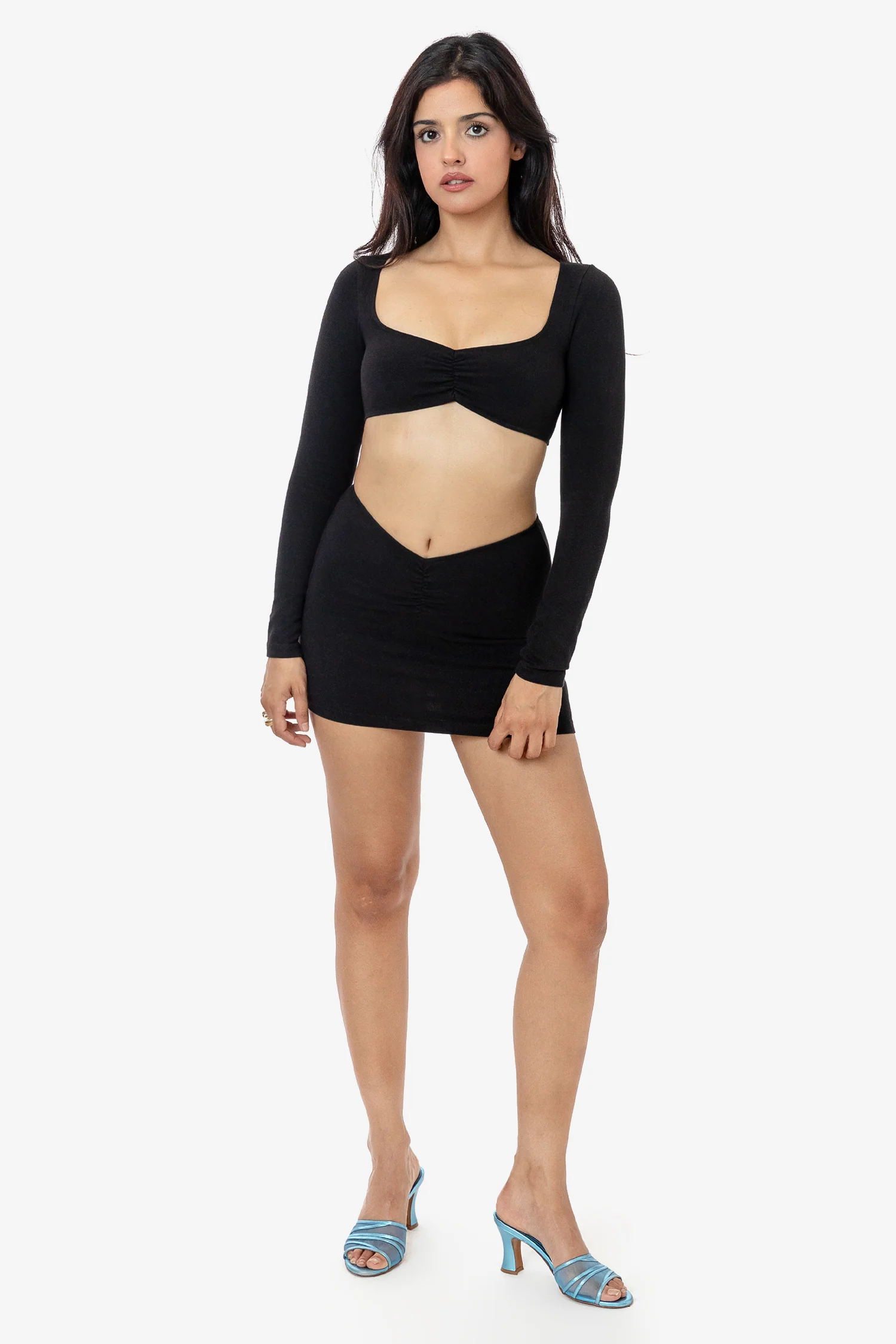 8388GD - Garment Dye Ruched Front Mini Skirt - Image 17