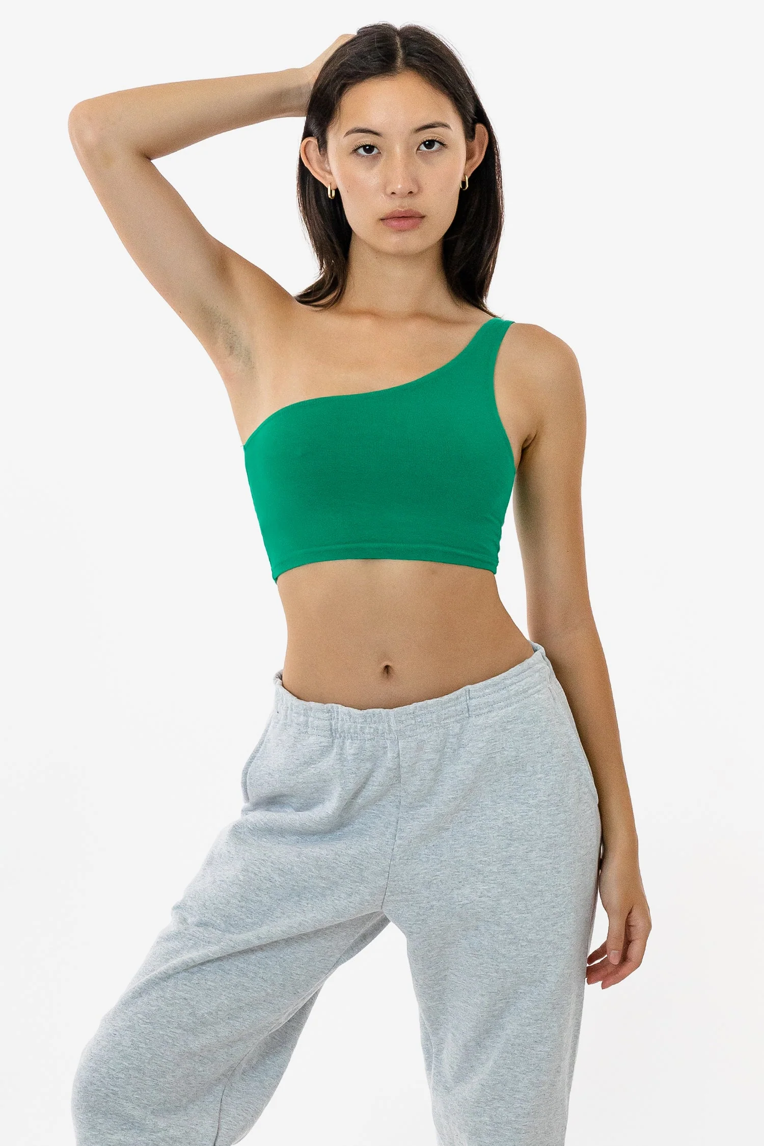 8389GD - Garment Dye One Shoulder Crop Top - Image 23