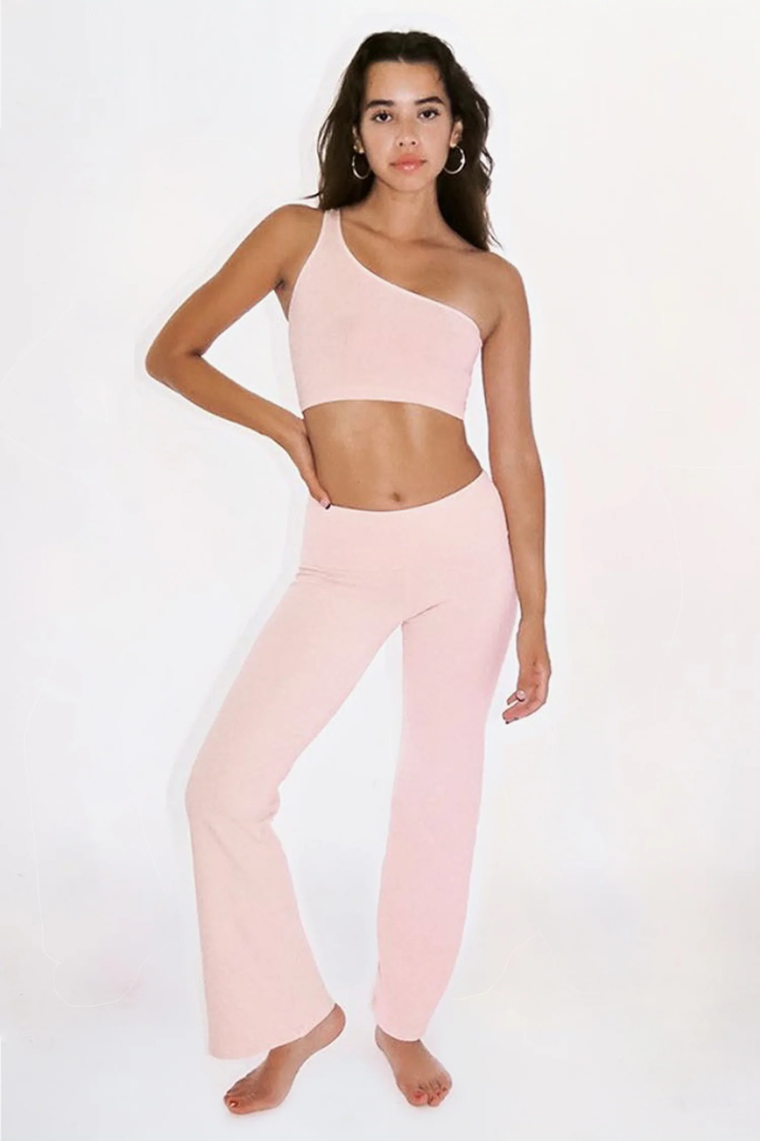 8389GD - Garment Dye One Shoulder Crop Top - Image 25