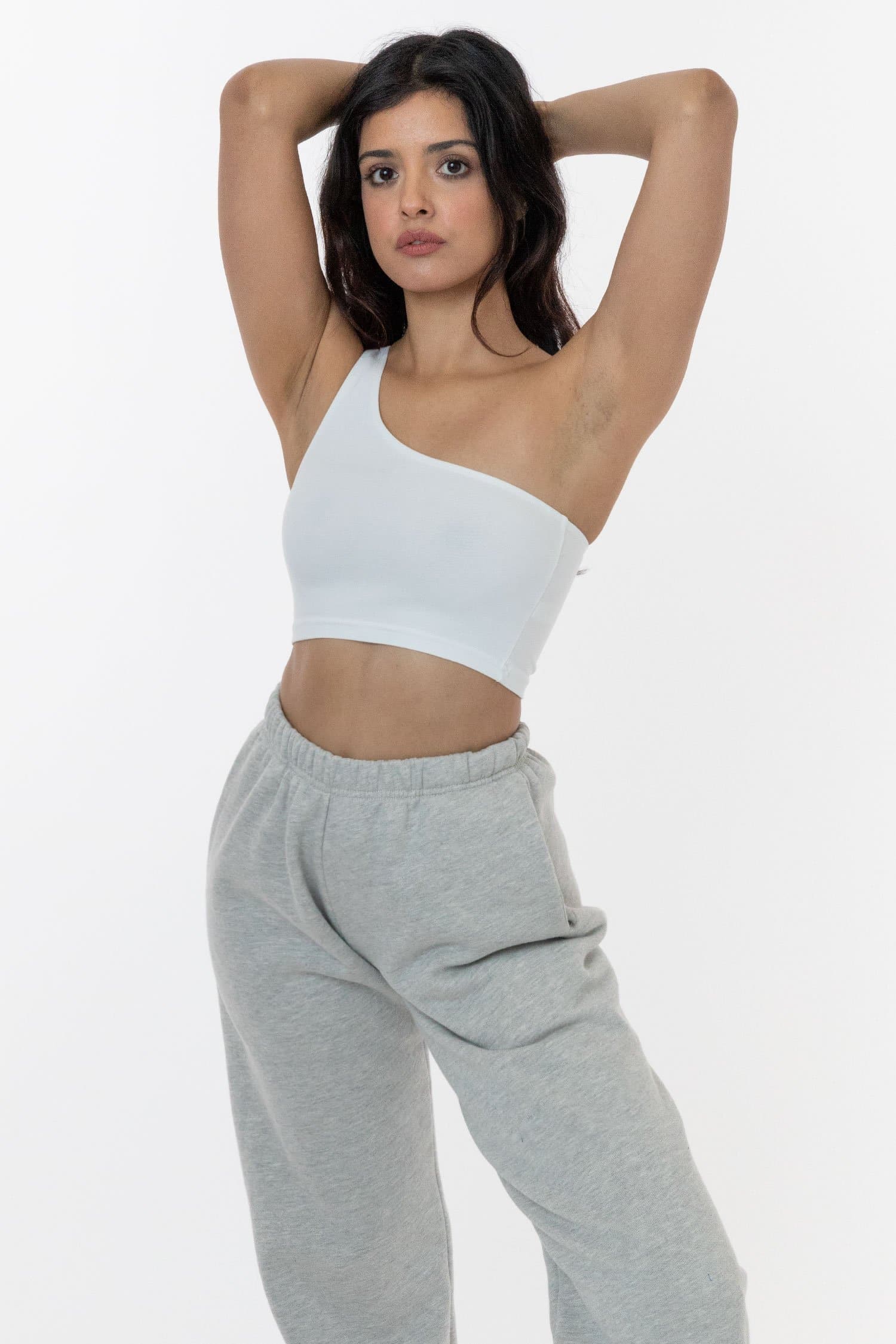 8389GD - Garment Dye One Shoulder Crop Top - Image 6