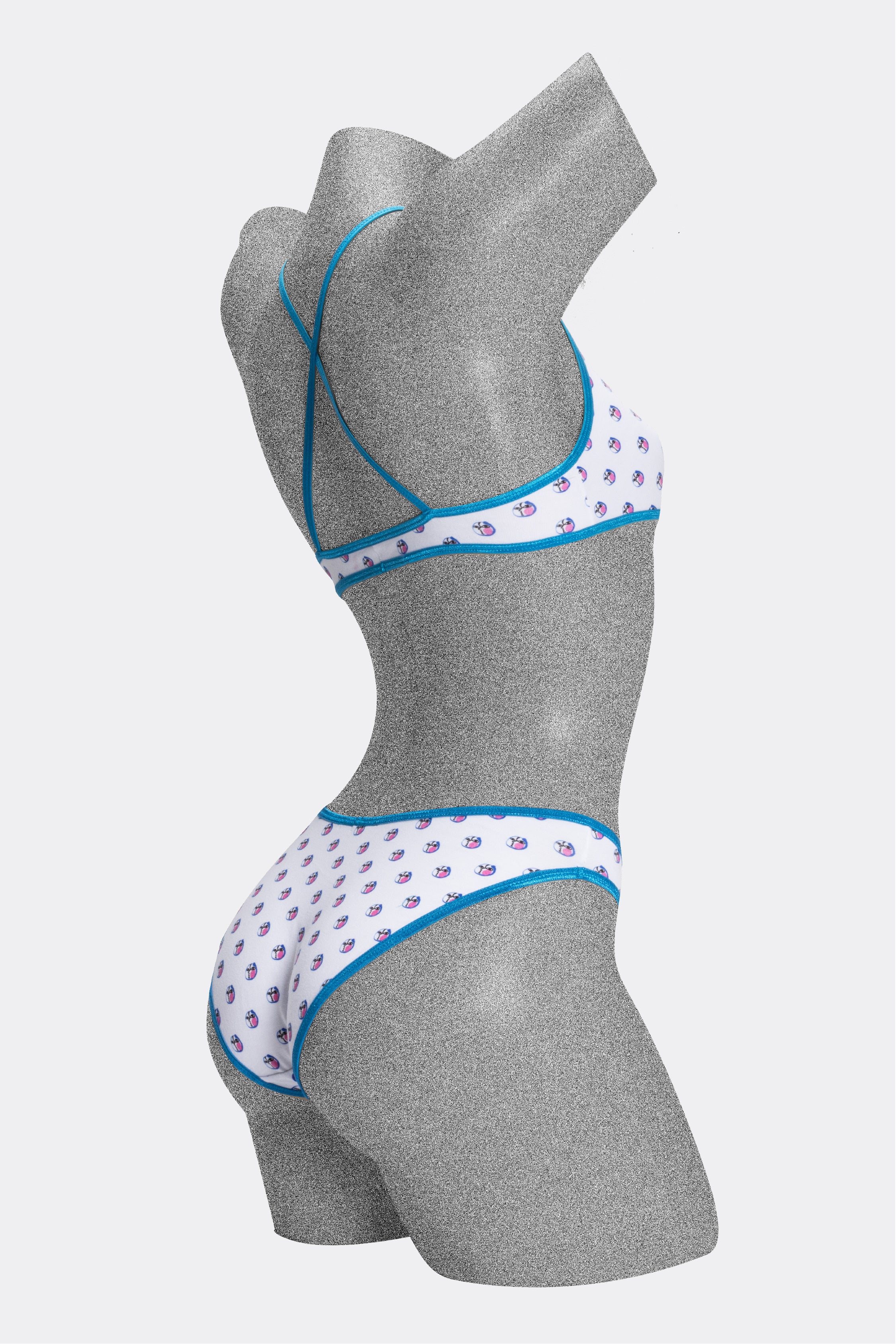 8392P - Printed Crossback Bra - Image 12