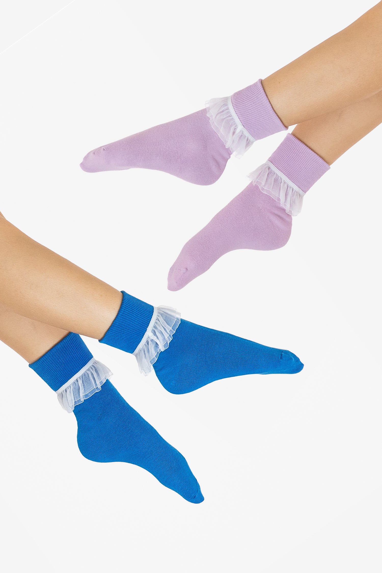 AKLSOCK-L2 - 2-Pack Girly Lace Ankle Sock - Image 4