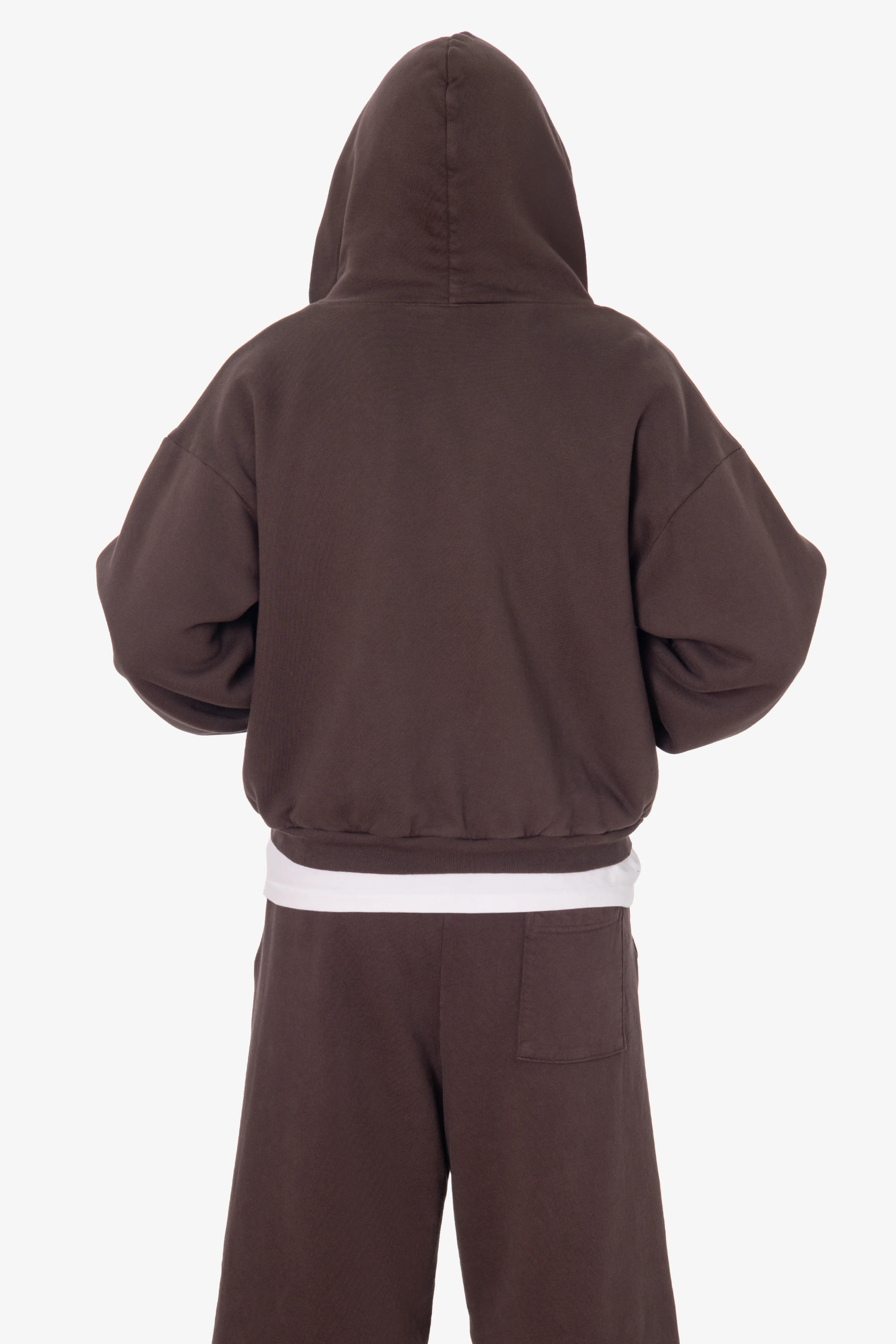ALP10GD - Thermal Lined Cropped Zip Up Hoodie - Image 10