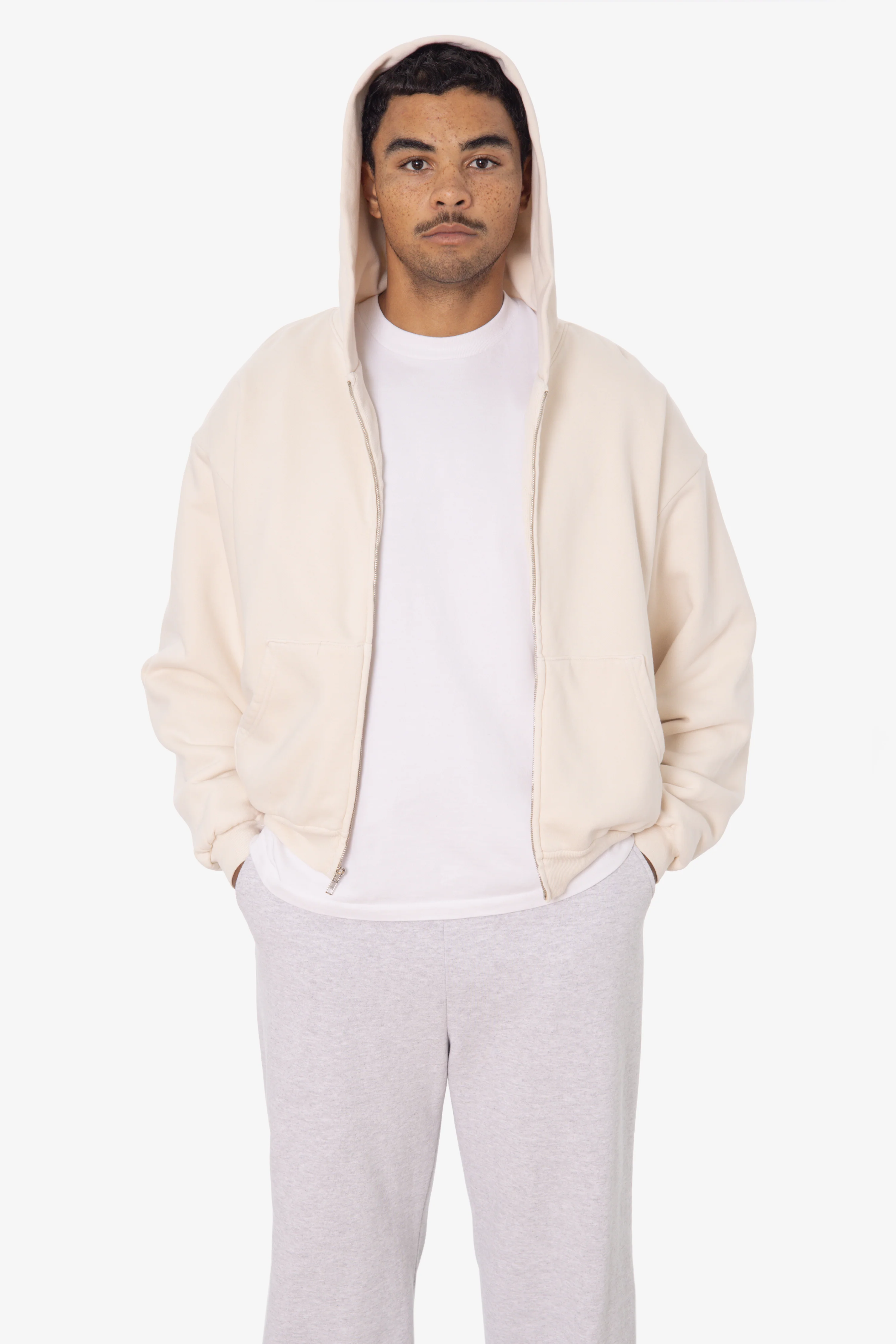 ALP10GD - Thermal Lined Cropped Zip Up Hoodie - Image 19
