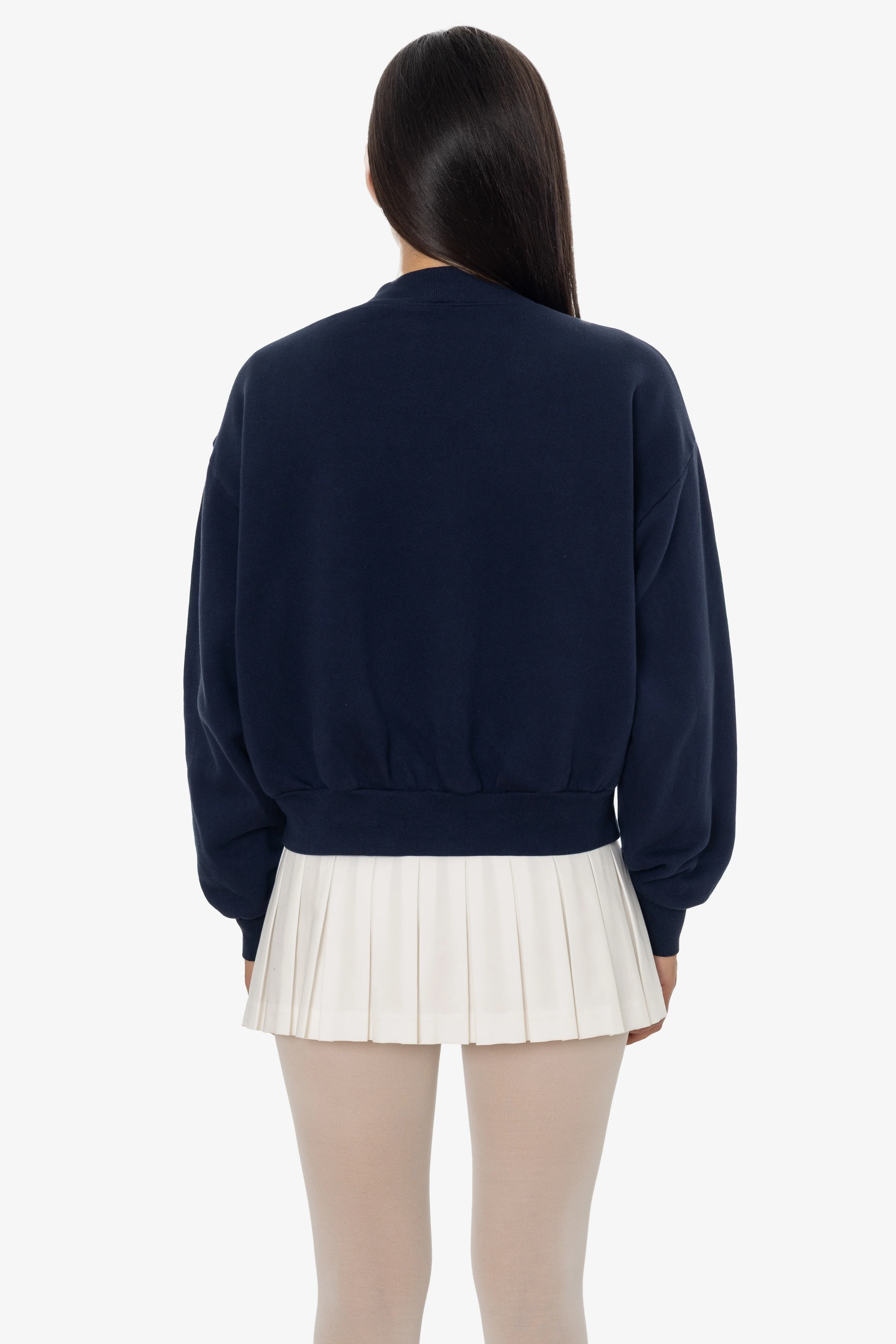 ALP375GD - Alpine Fleece Zip Up Cropped Bomber - Image 13