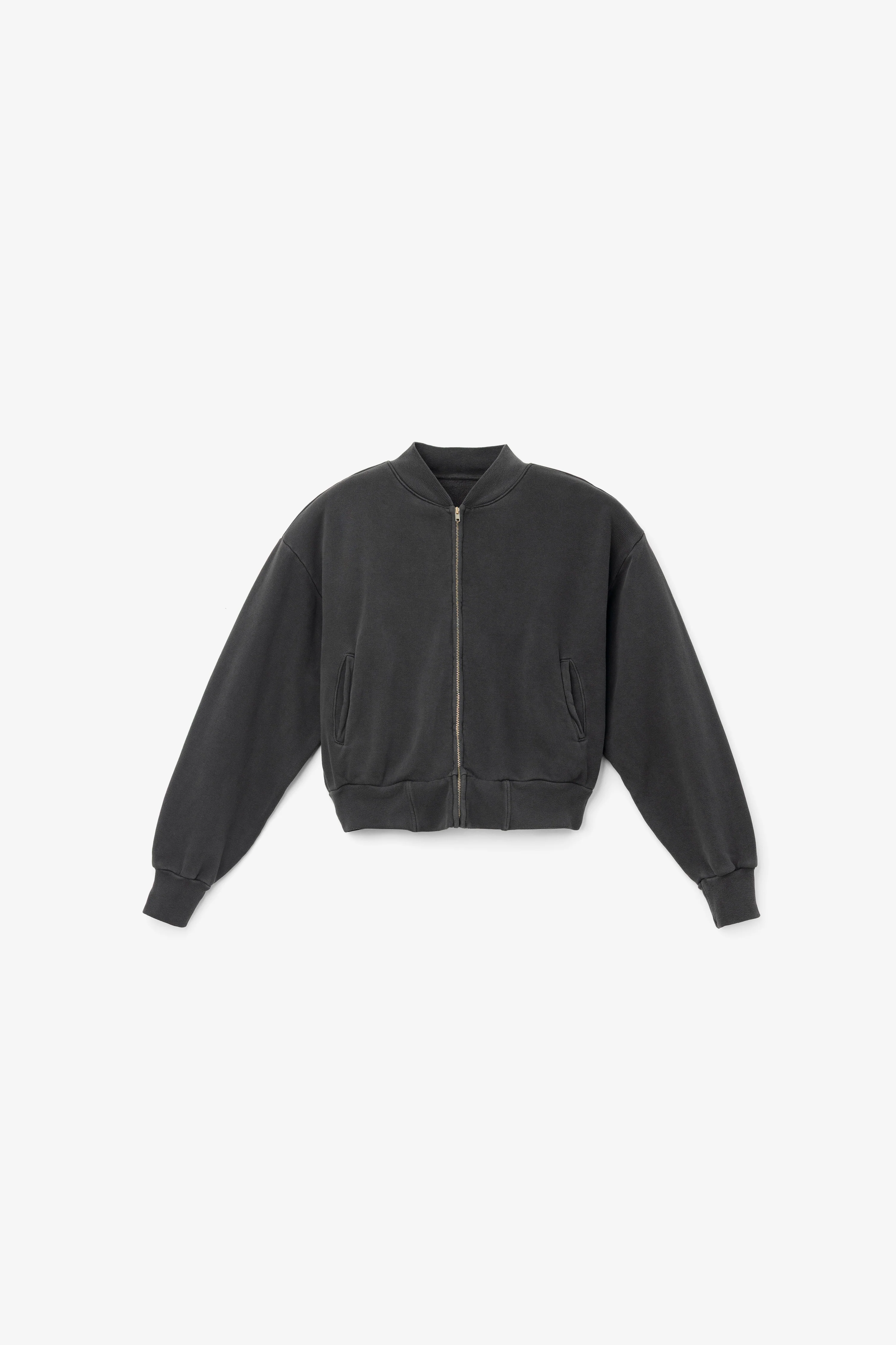 ALP375GD - Alpine Fleece Zip Up Cropped Bomber - Image 22