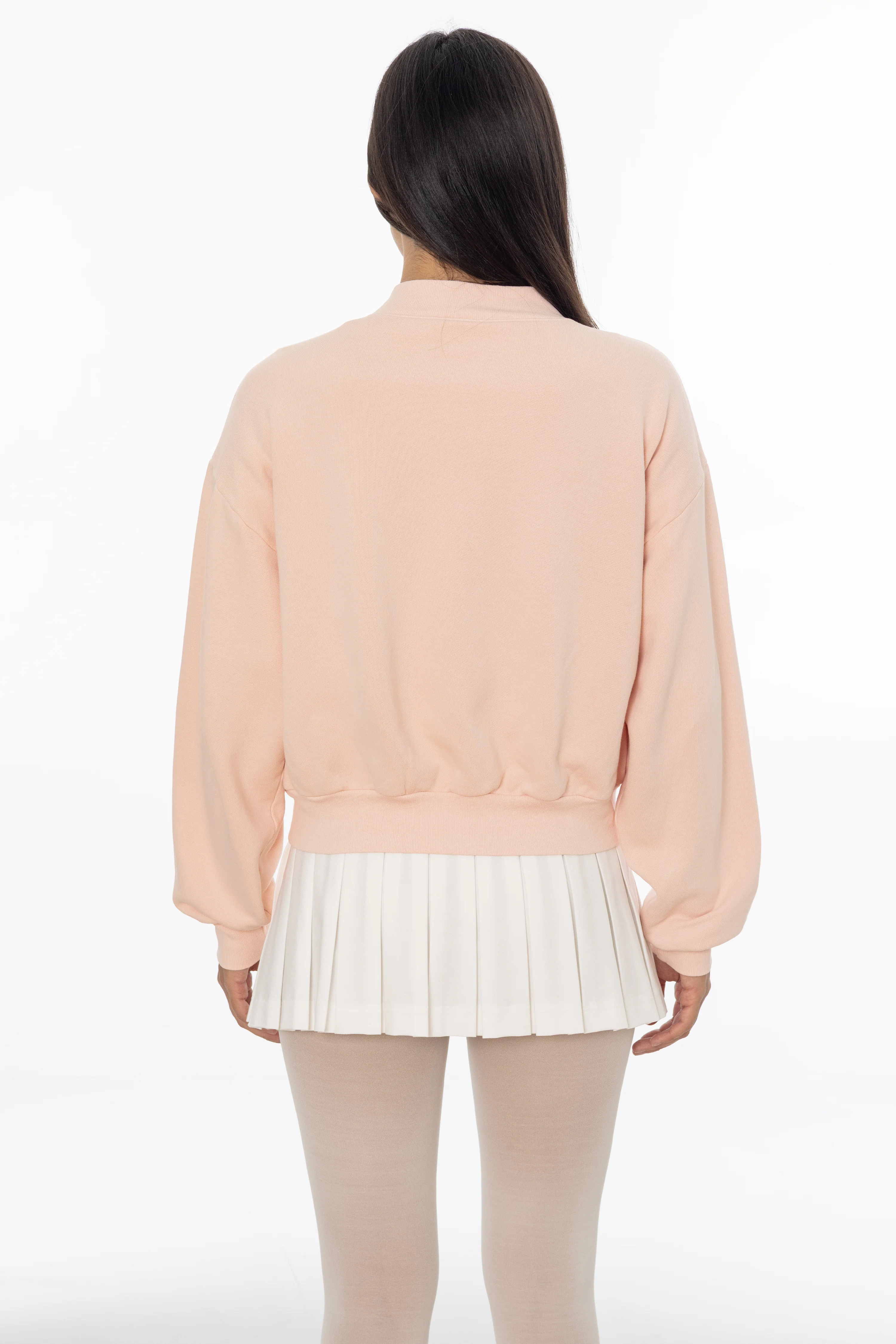 ALP375GD - Alpine Fleece Zip Up Cropped Bomber - Image 5