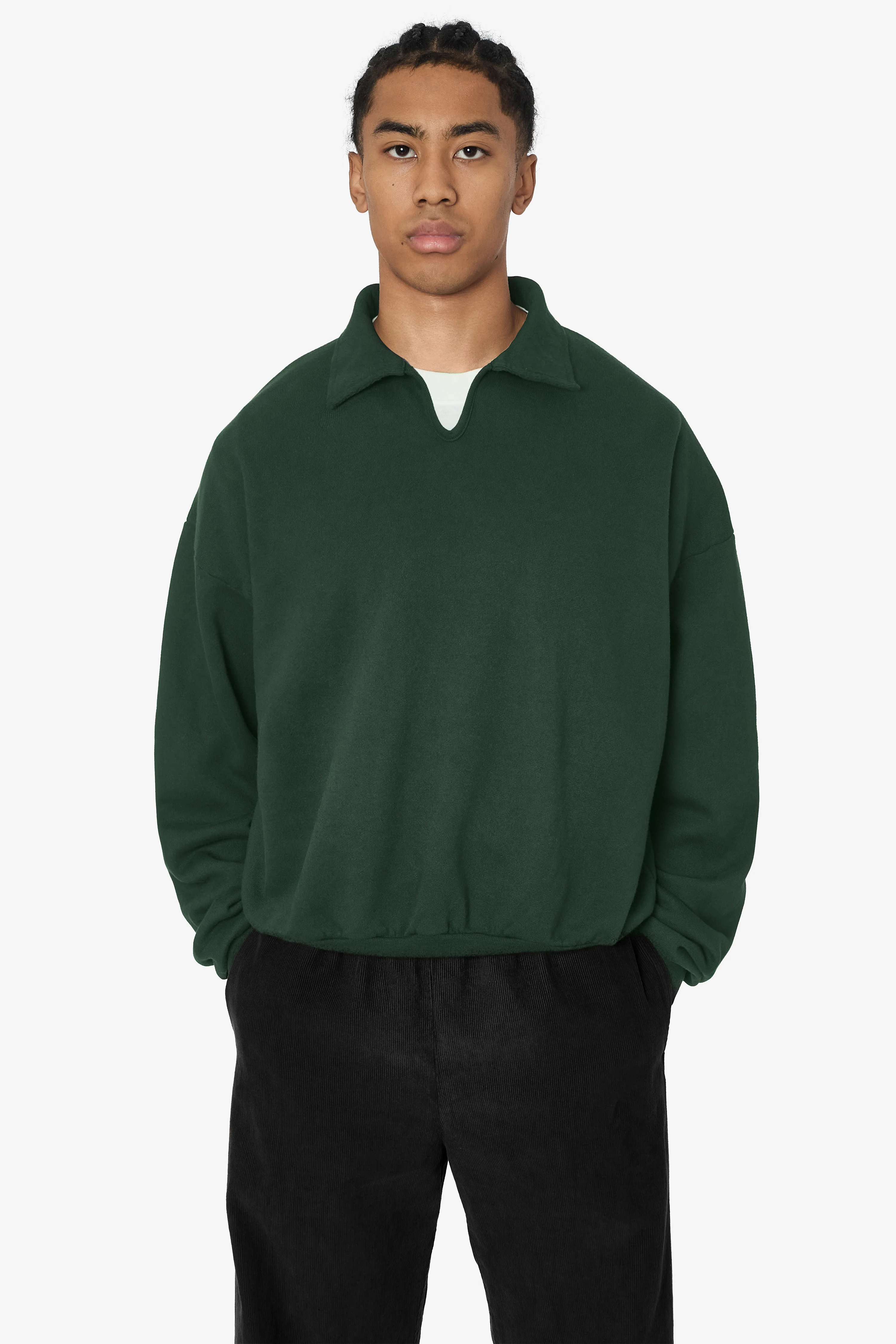 ALP412GD - Alpine Fleece Polo Pullover - Image 3