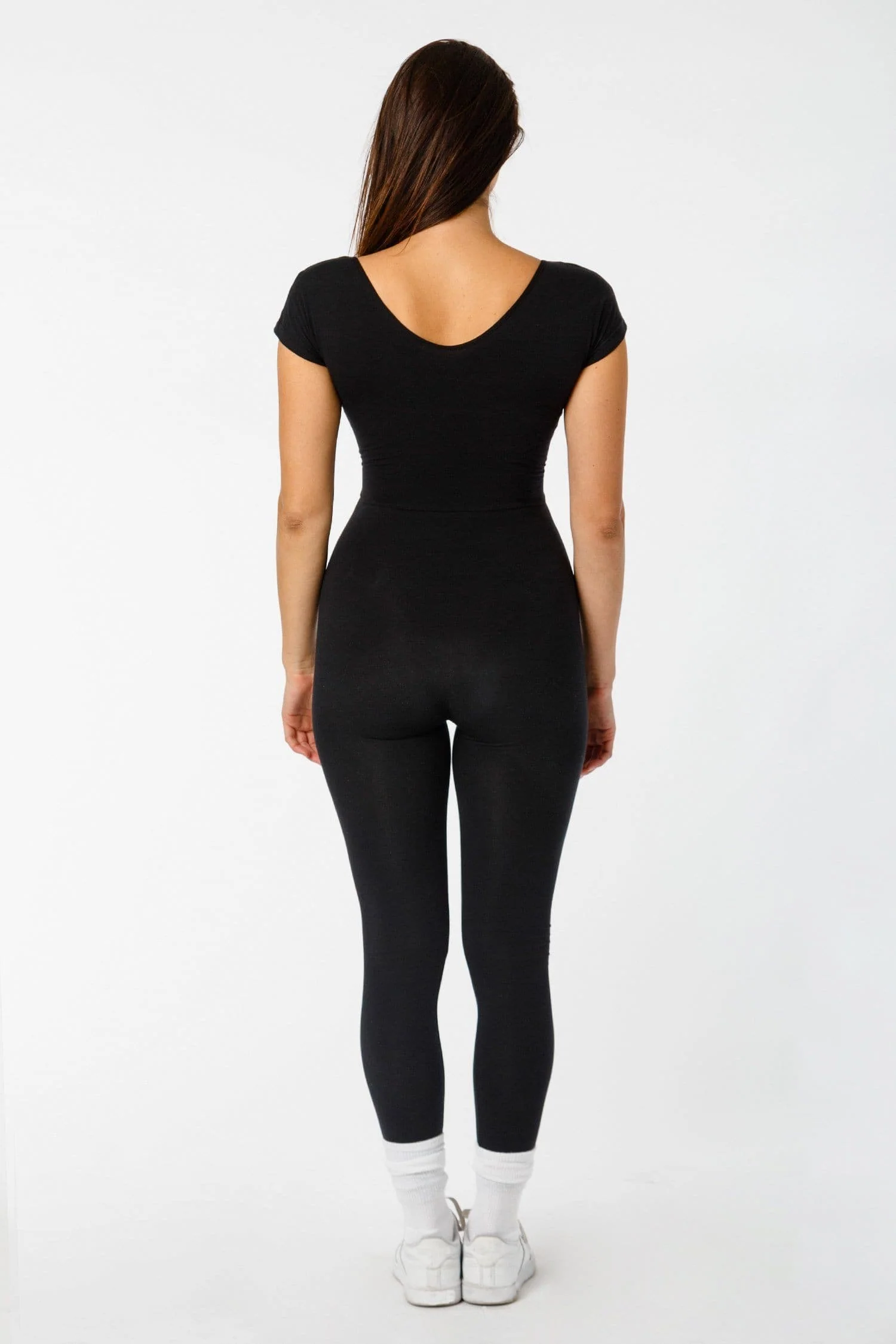 B125C - Cap Sleeve Crossfront Unitard - Image 7