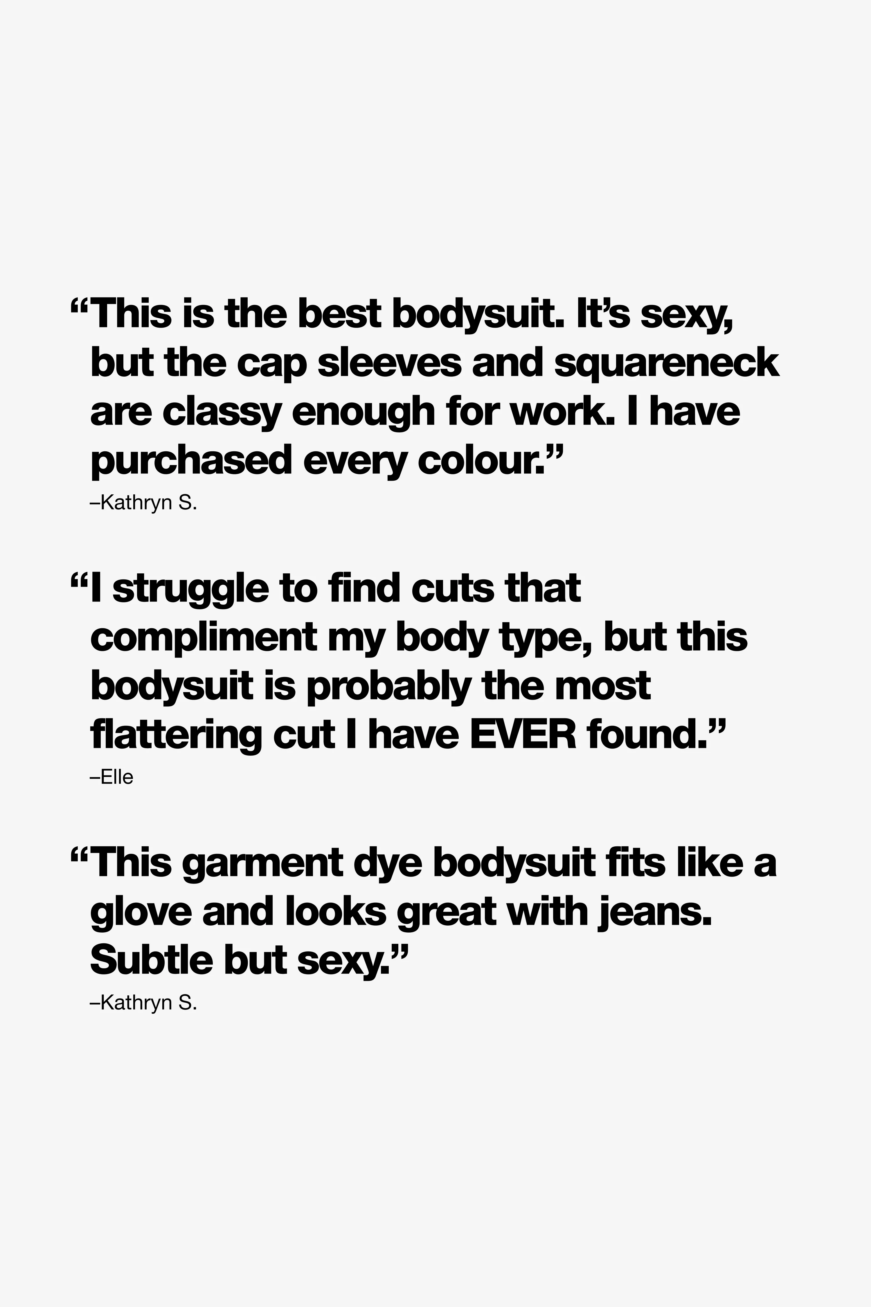 B305GD - Garment Dye Squareneck Bodysuit - Image 31