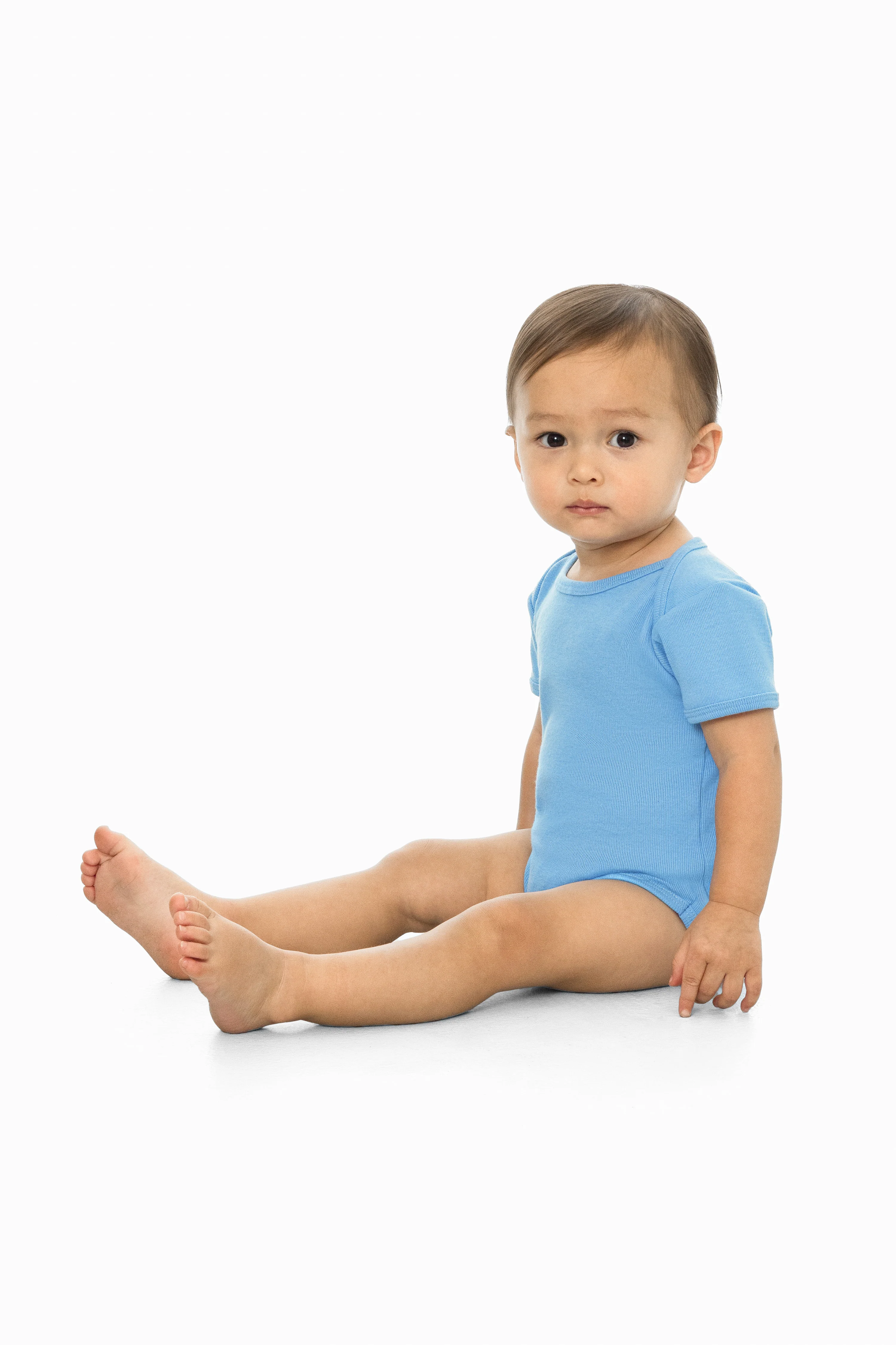 40001 - Baby Rib Infant Short Sleeve One Piece - Image 3