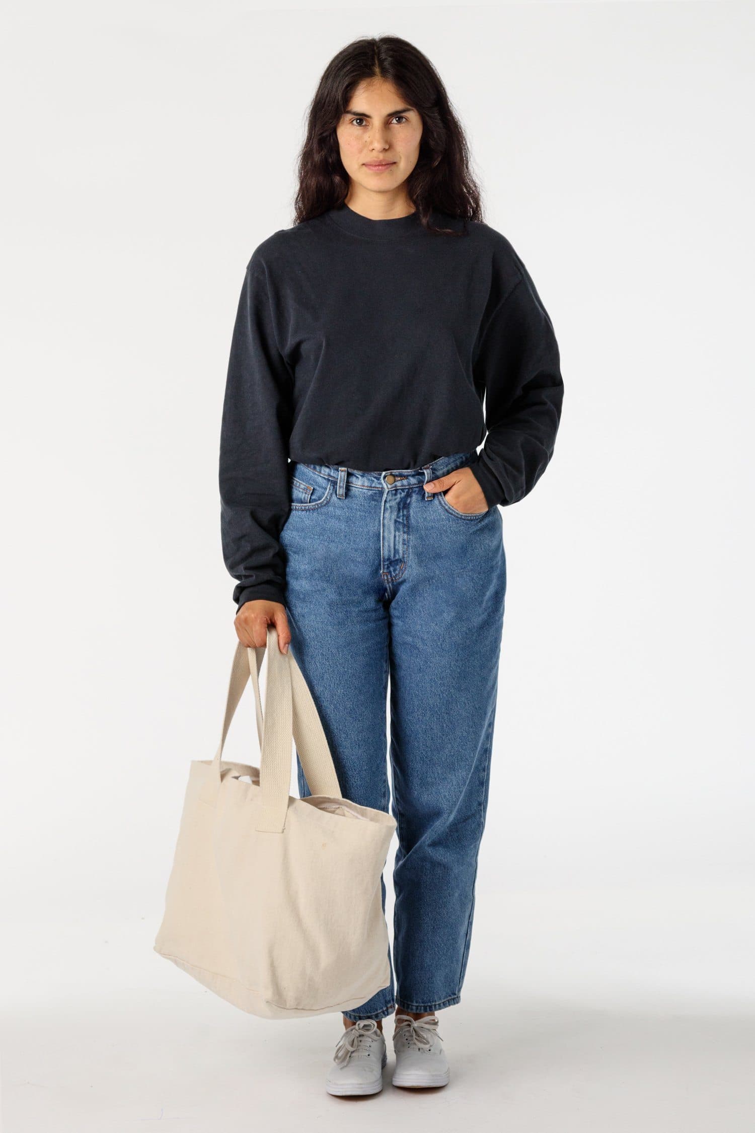 BD07 - Bull Denim Essential Tote Bag - Image 11