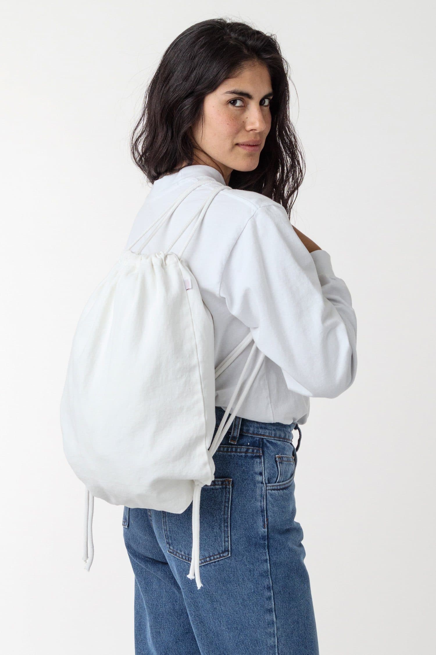 BD09 - Bull Denim Drawstring Backpack - Image 6