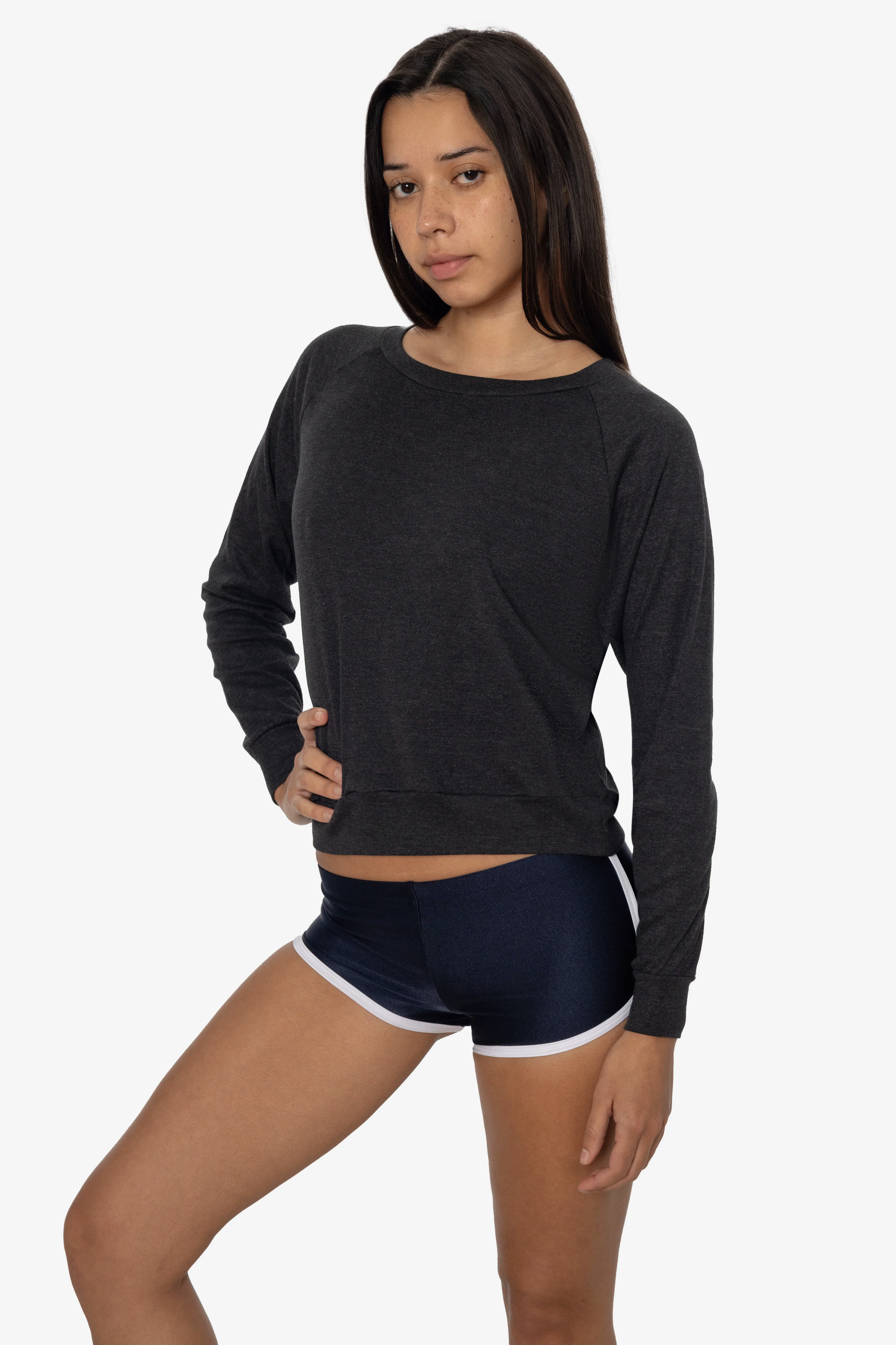 BR3094 - Women's Tri-Blend Rib Pullover - Image 5