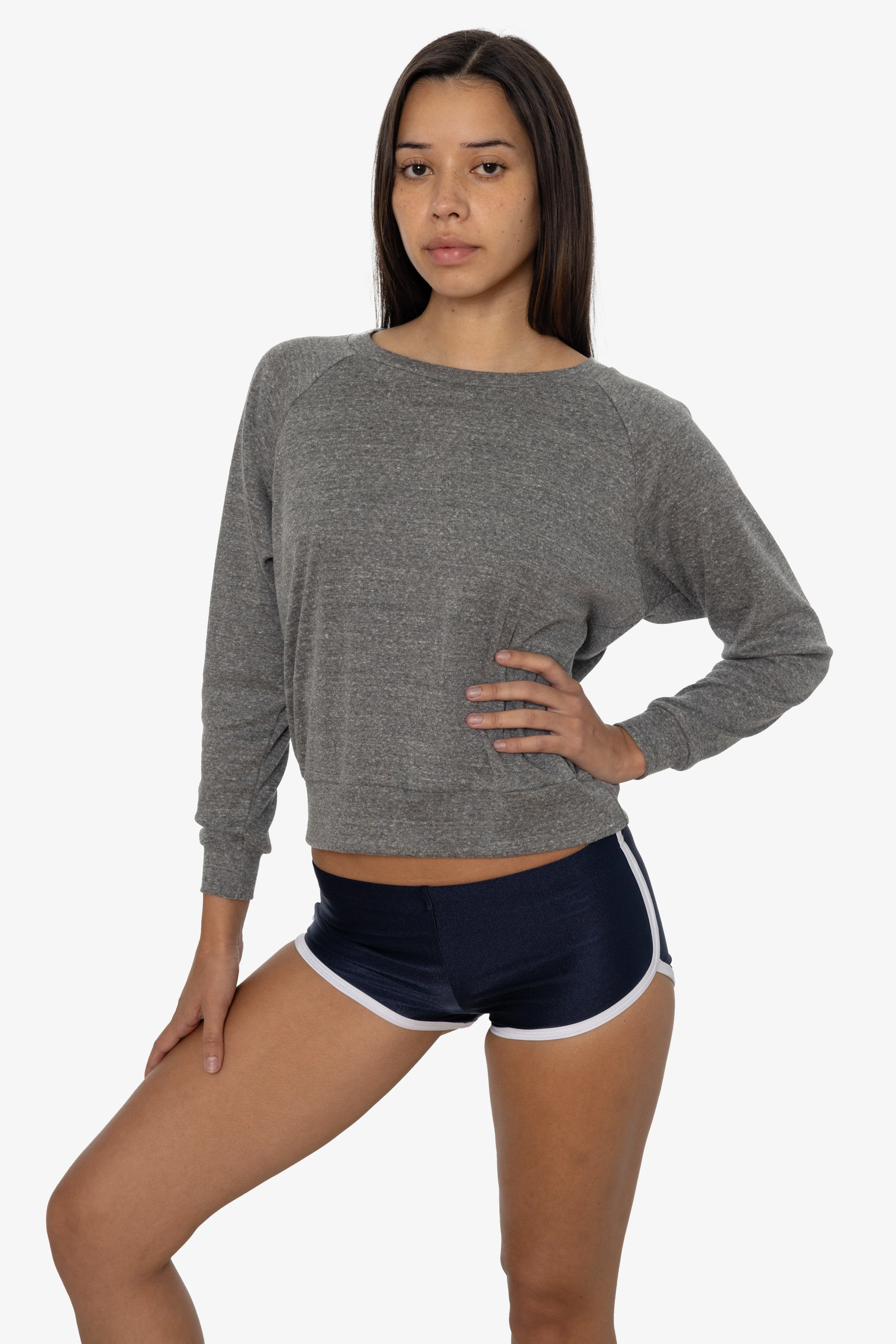 BR3094 - Women's Tri-Blend Rib Pullover - Image 6