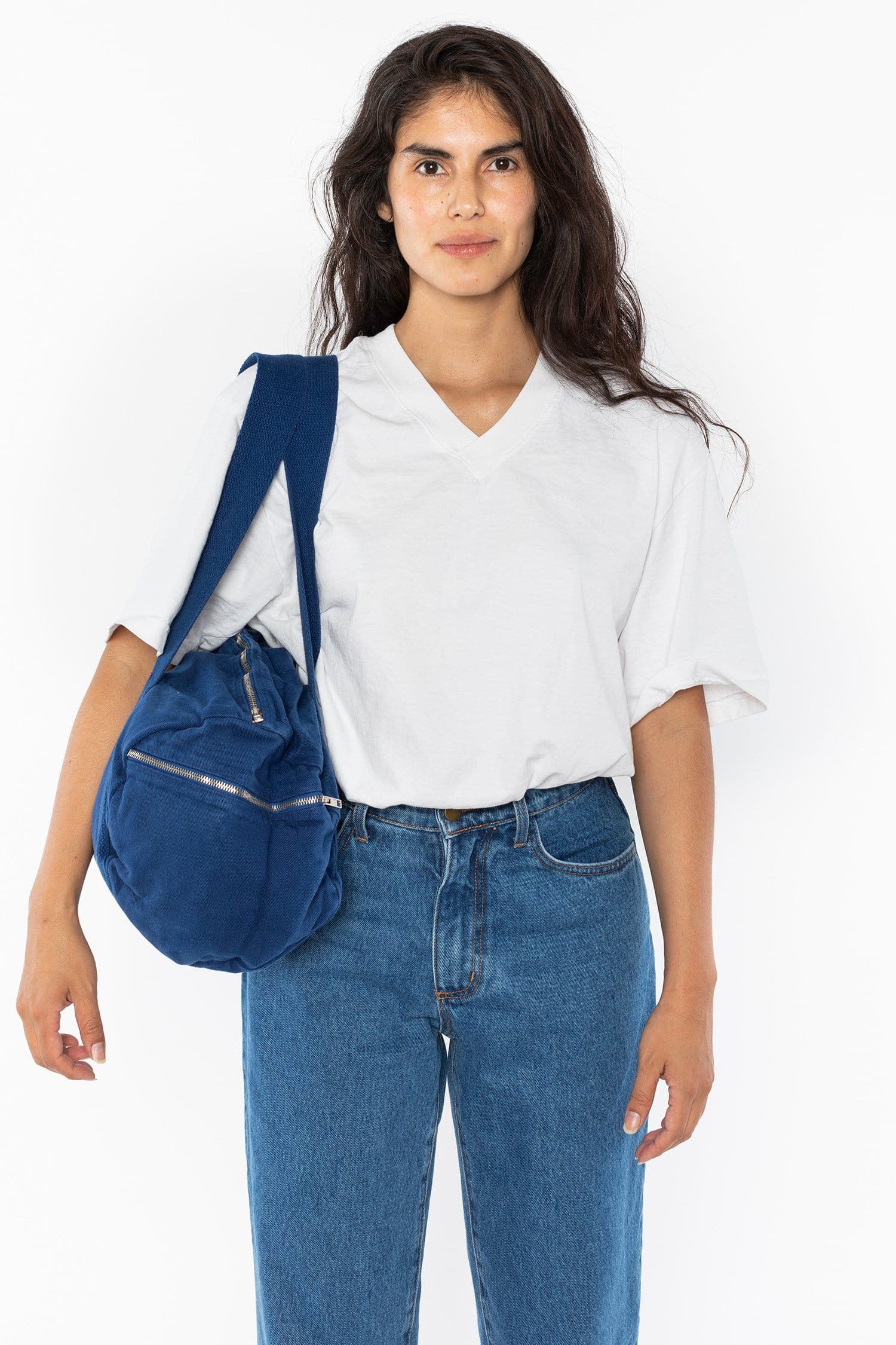 BD04 - Bull Denim Diagonal Strap Gym Bag - Image 10