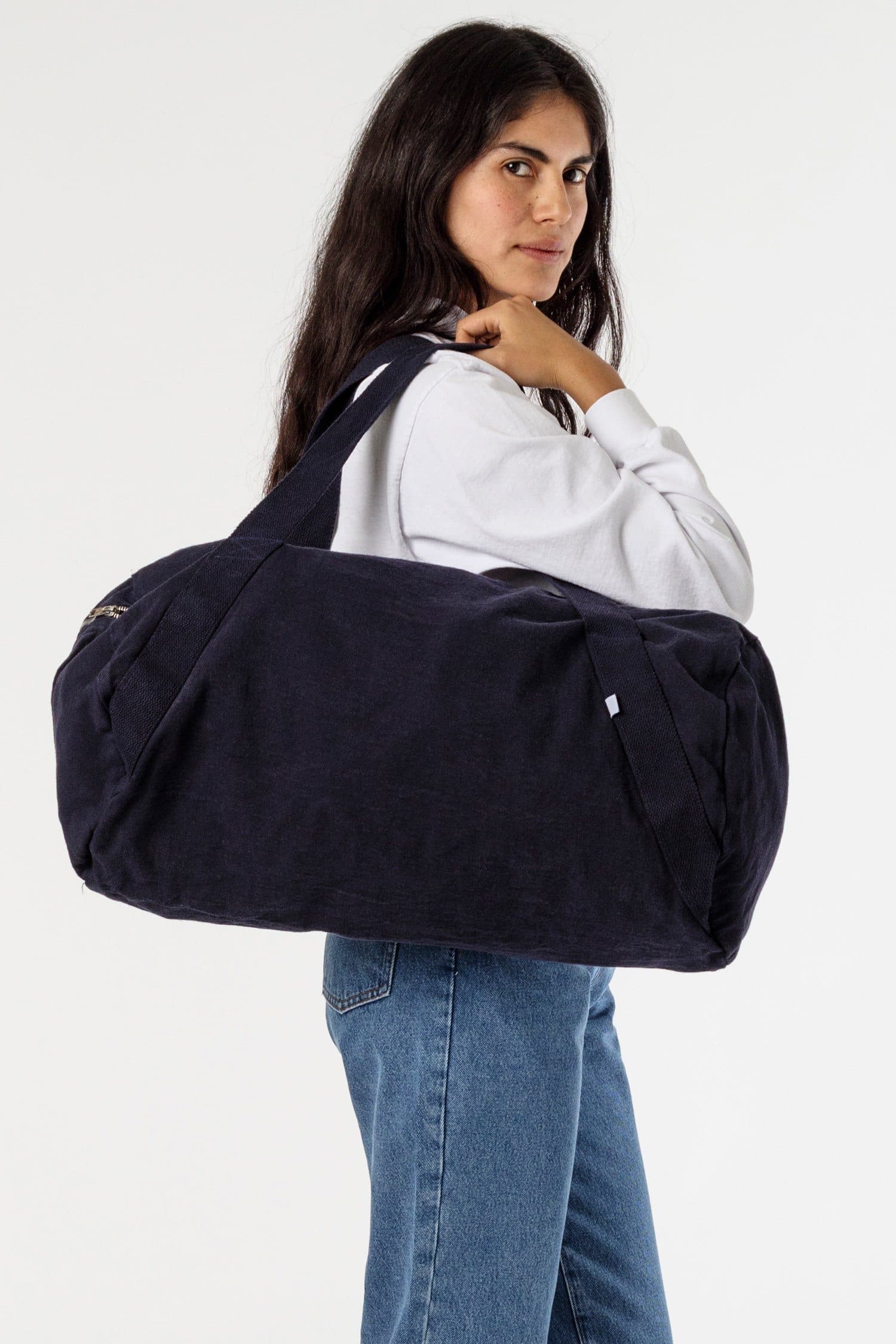 BD04 - Bull Denim Diagonal Strap Gym Bag - Image 11