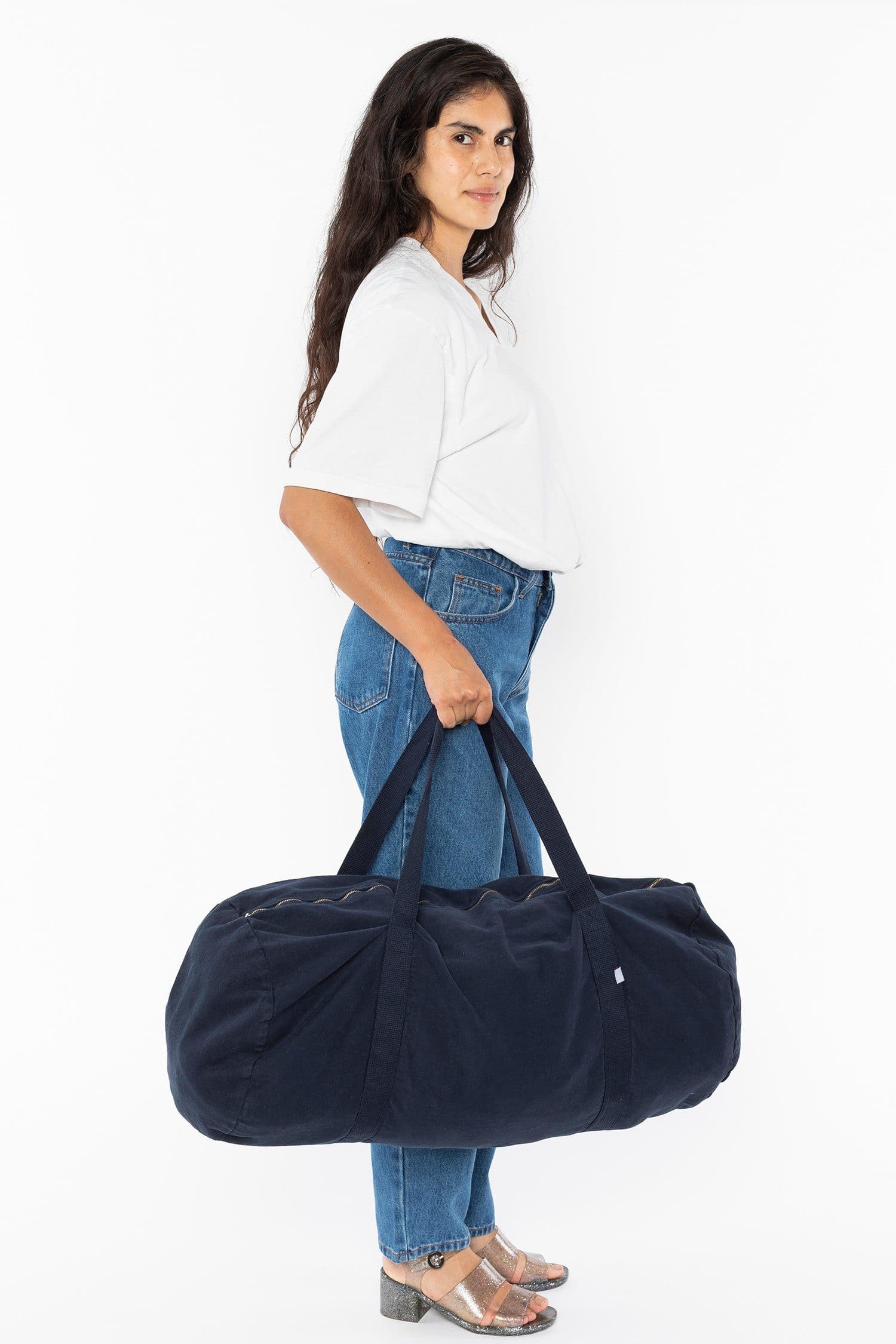 BD04 - Bull Denim Diagonal Strap Gym Bag - Image 14