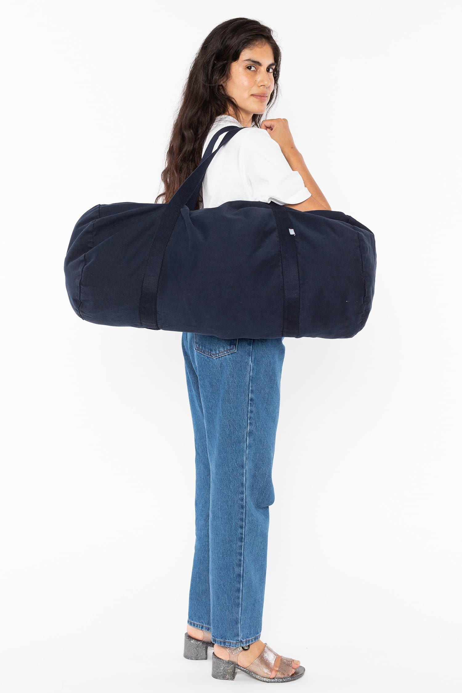 BD04 - Bull Denim Diagonal Strap Gym Bag - Image 15