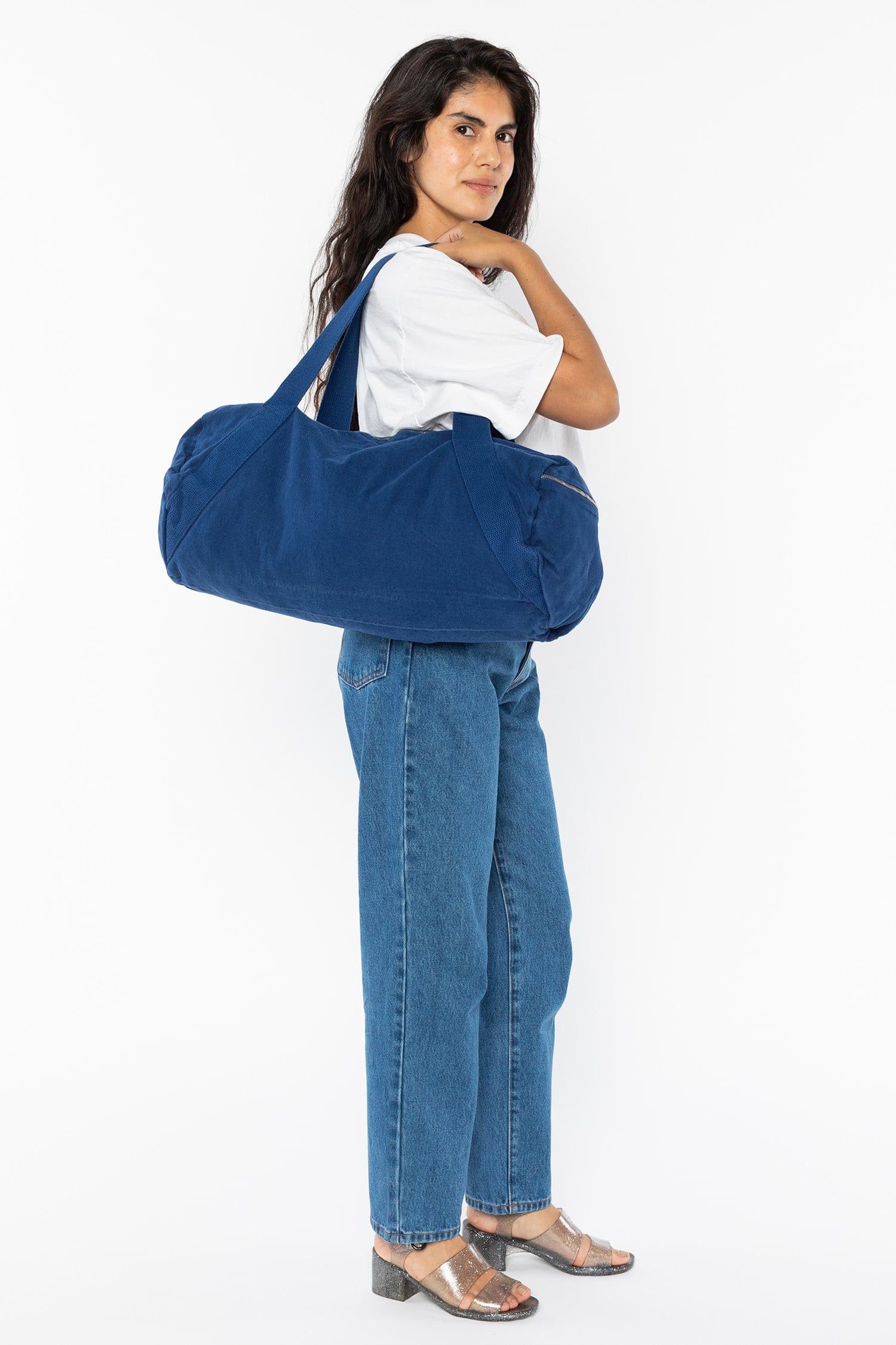 BD04 - Bull Denim Diagonal Strap Gym Bag - Image 17