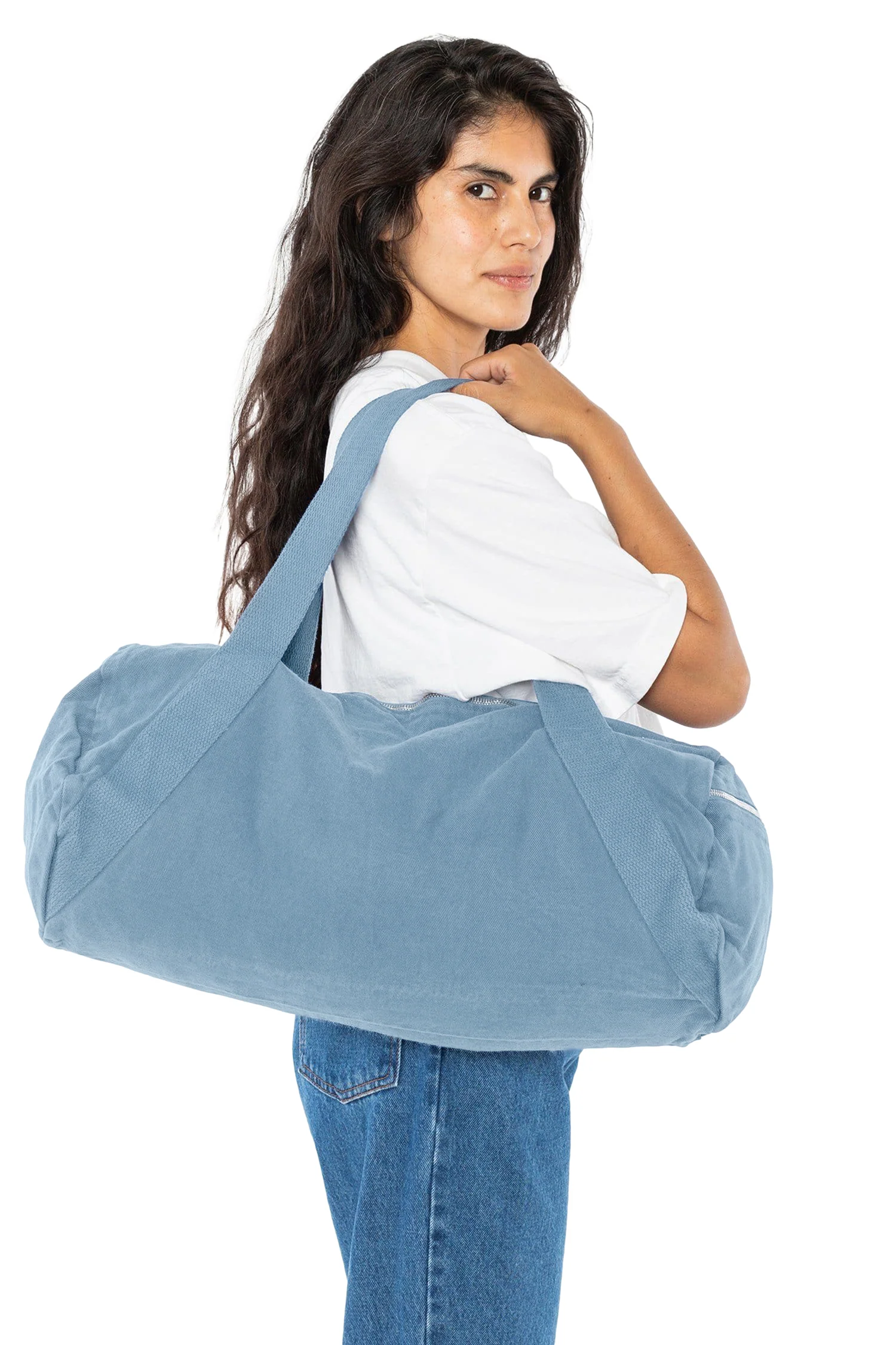 BD04 - Bull Denim Diagonal Strap Gym Bag - Image 31