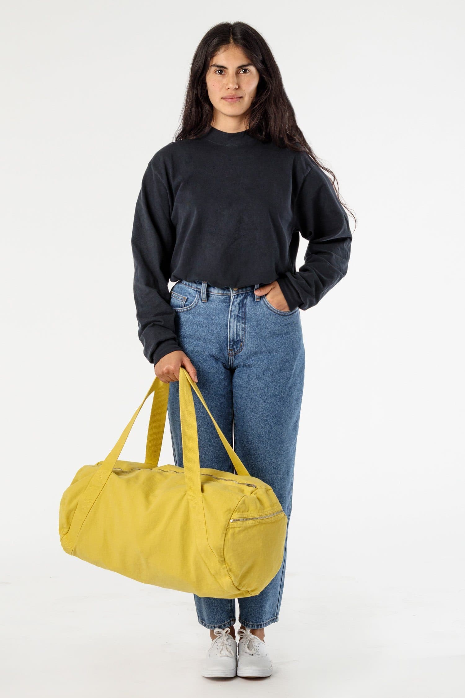BD04 - Bull Denim Diagonal Strap Gym Bag - Image 4
