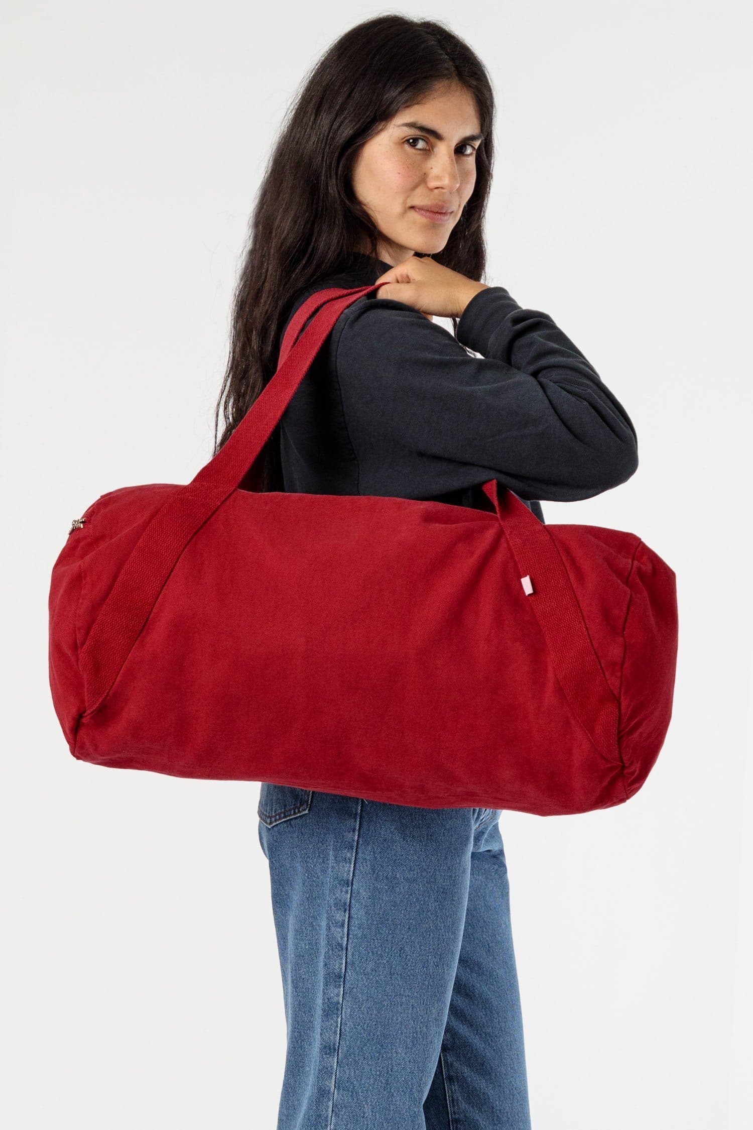 BD04 - Bull Denim Diagonal Strap Gym Bag - Image 6