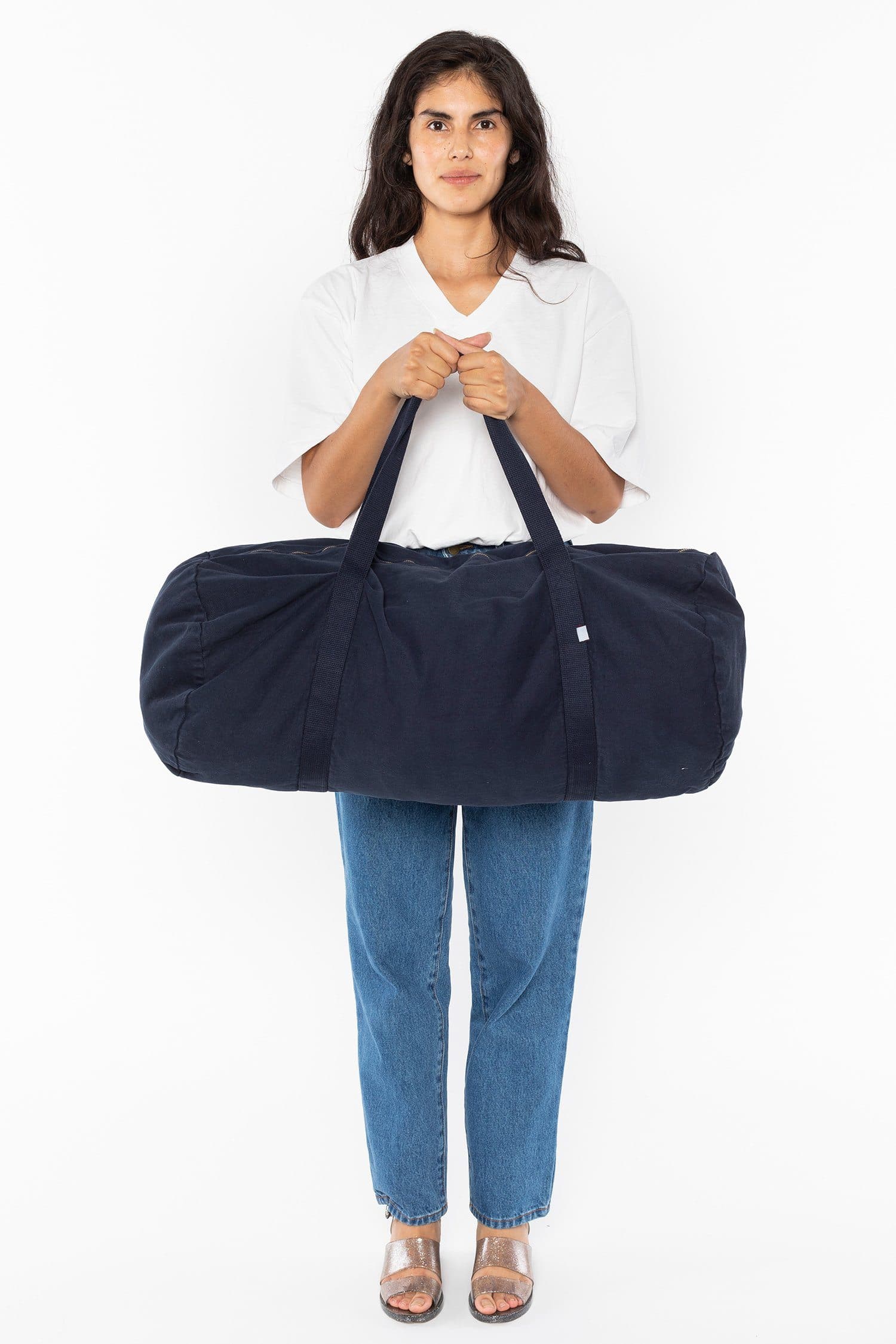 BD04 - Bull Denim Diagonal Strap Gym Bag - Image 8