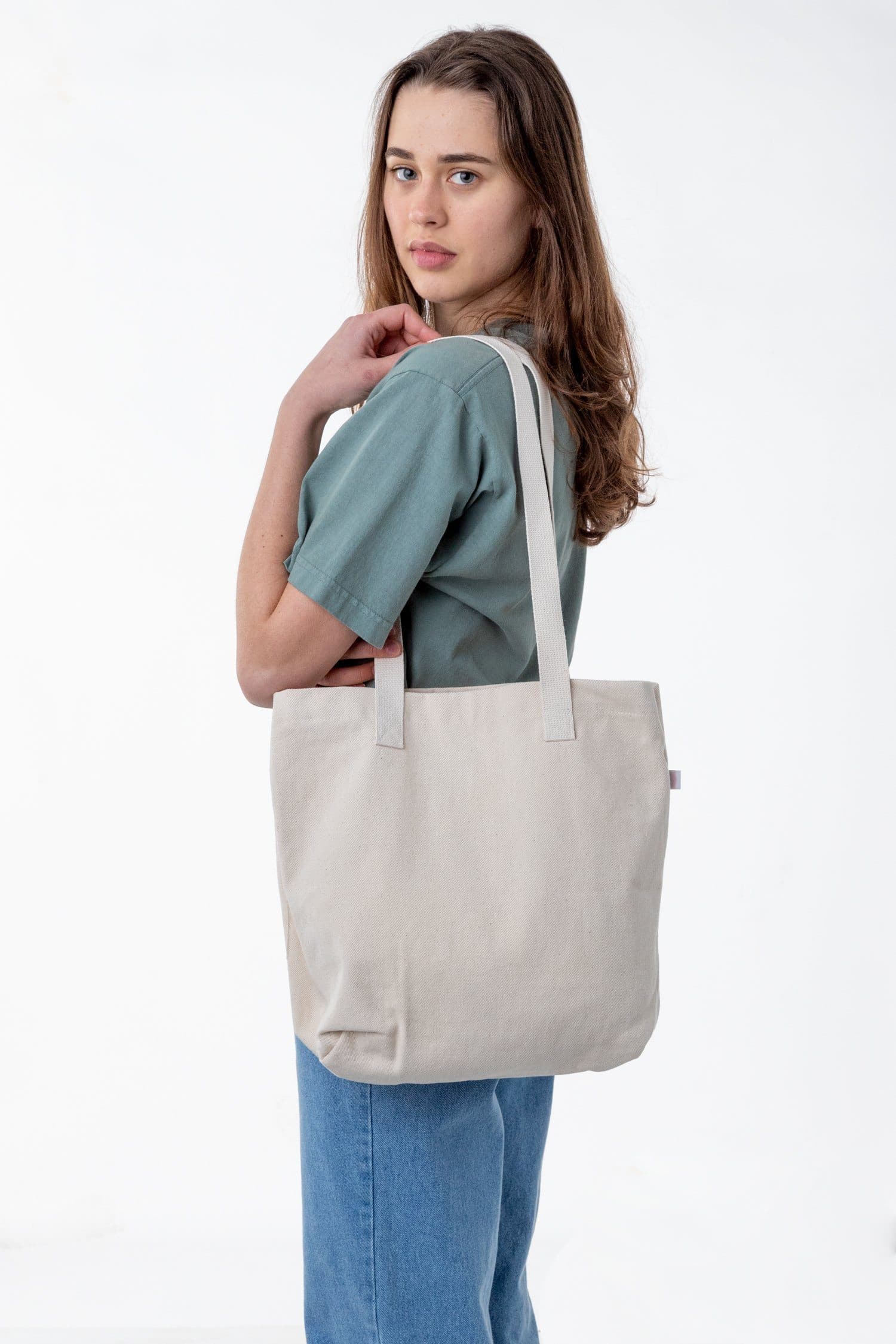 BD01 - Bull Denim Tote Bag - Image 7