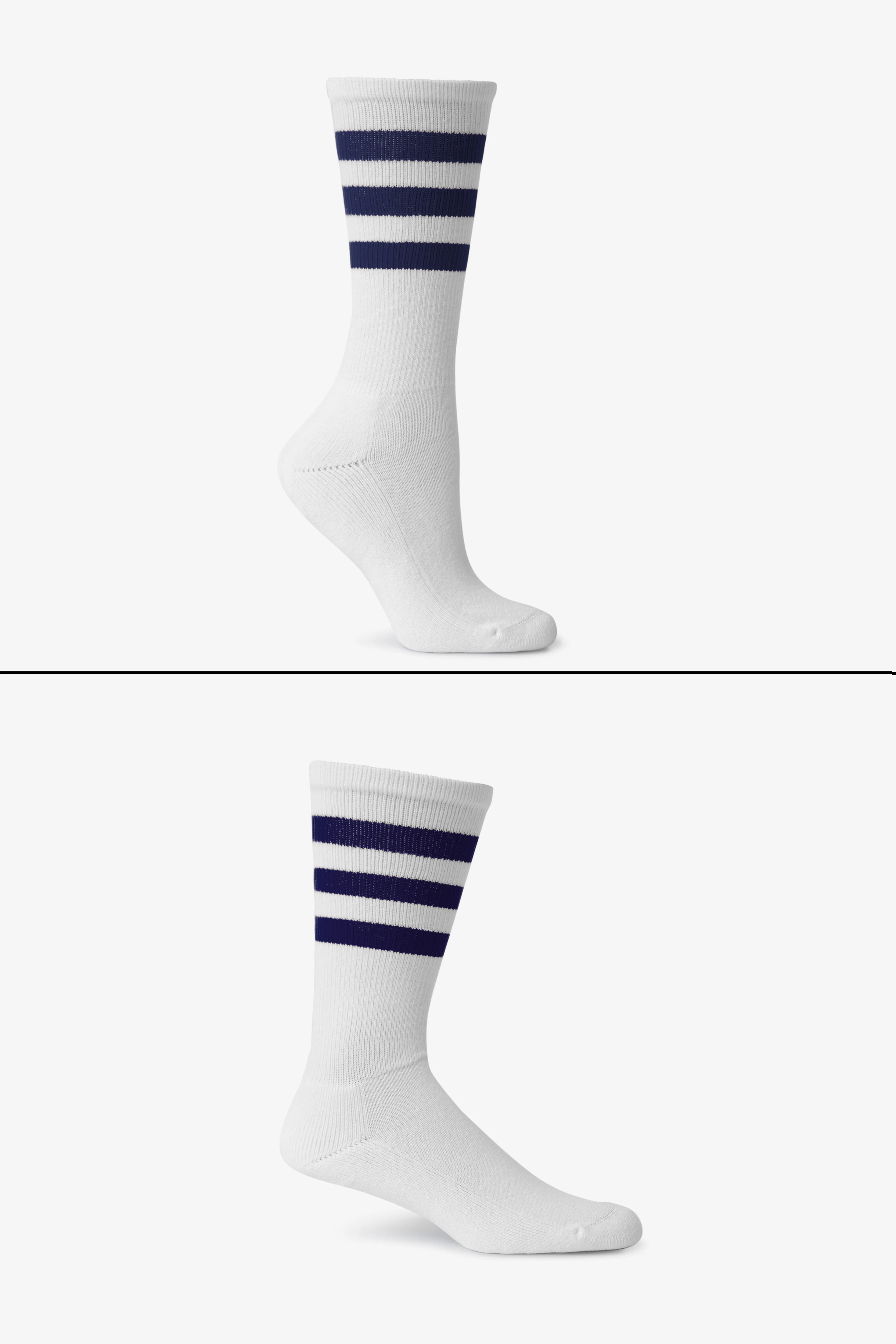 CALFSOCK - Unisex 3-Stripe Calf Sock - Image 15