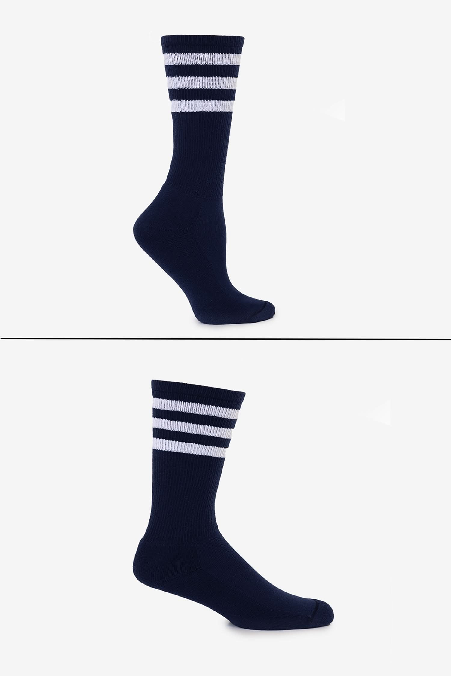 CALFSOCK - Unisex 3-Stripe Calf Sock - Image 72