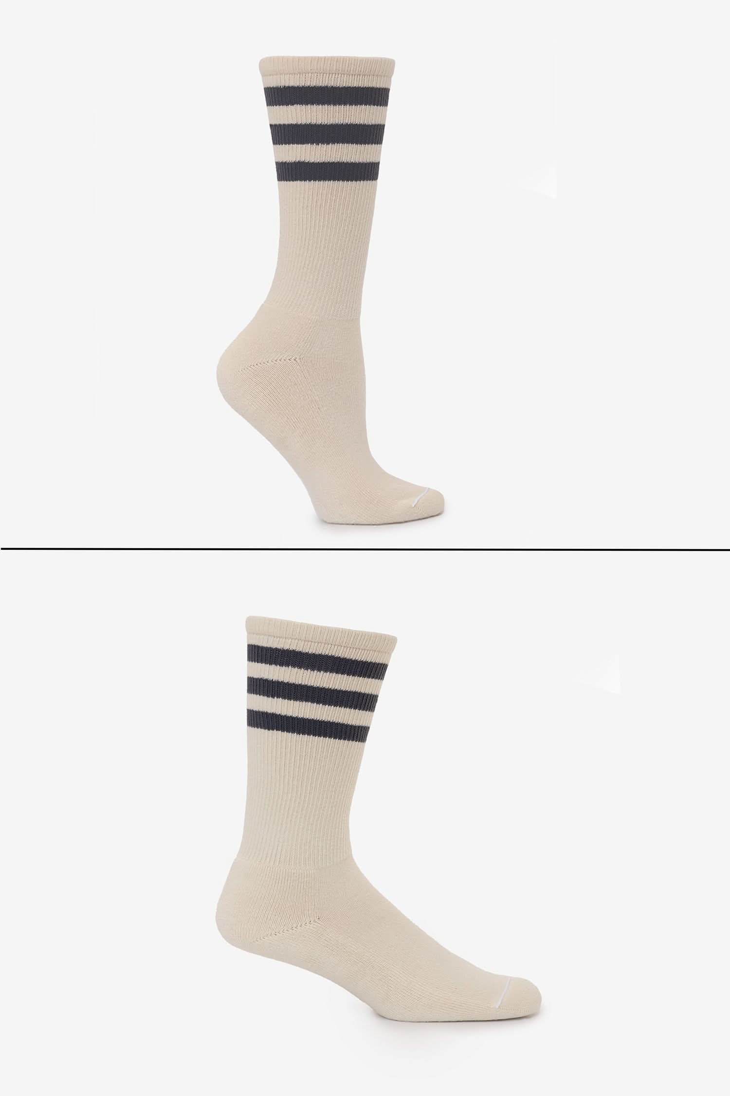 CALFSOCK - Unisex 3-Stripe Calf Sock - Image 75