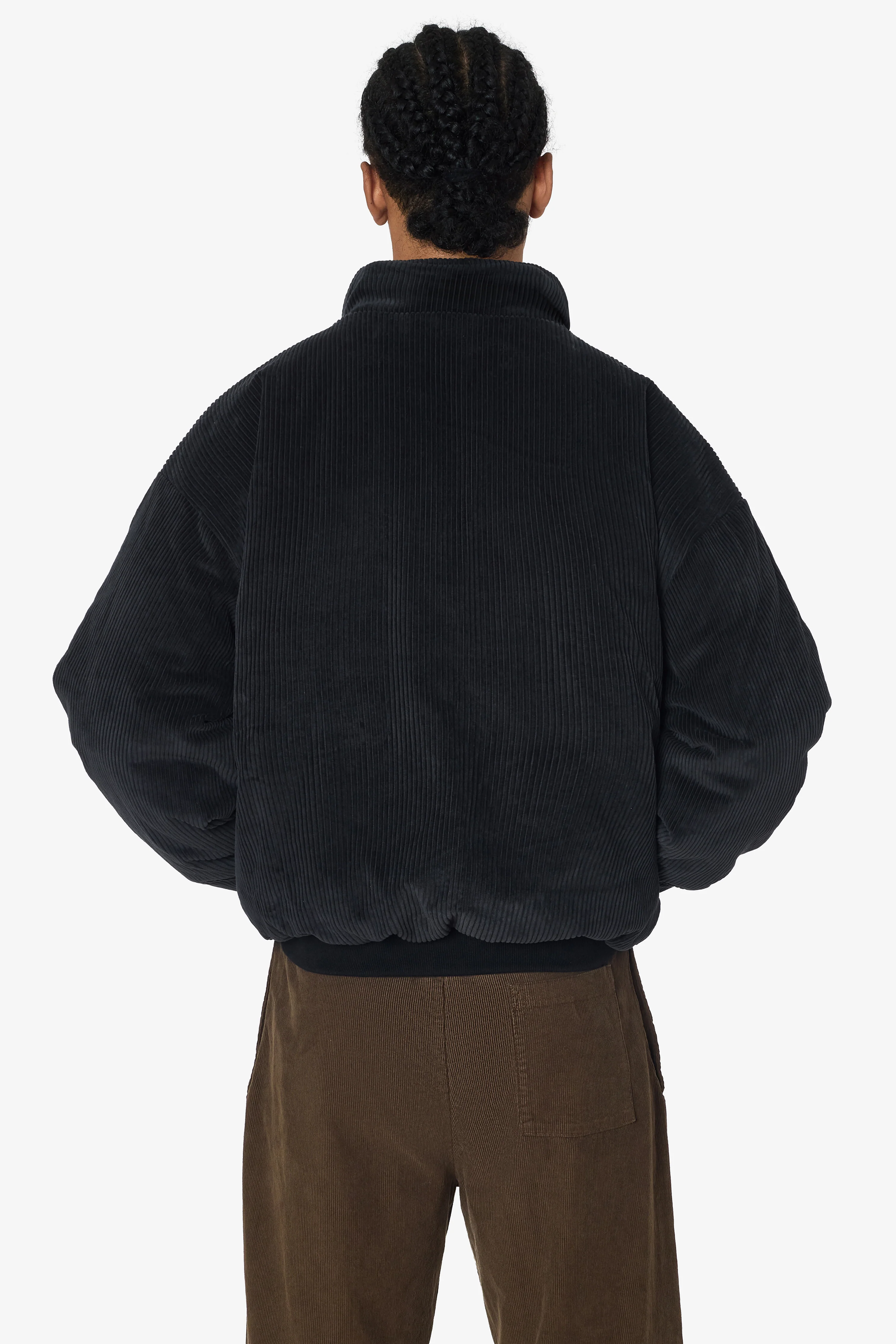 CD410PD - Corduroy Puffy Zip Up Jacket - Image 10