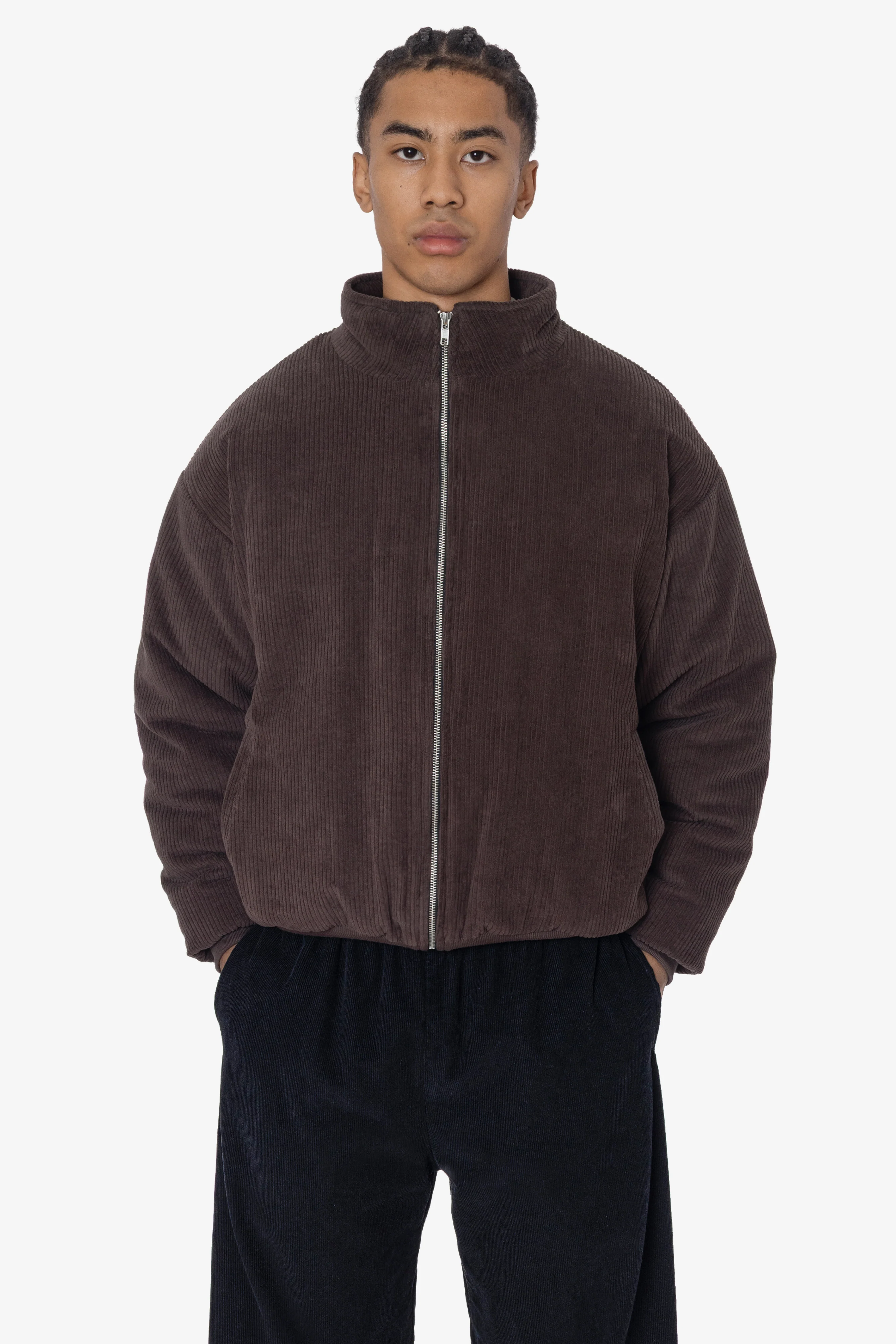 CD410PD - Corduroy Puffy Zip Up Jacket - Image 17