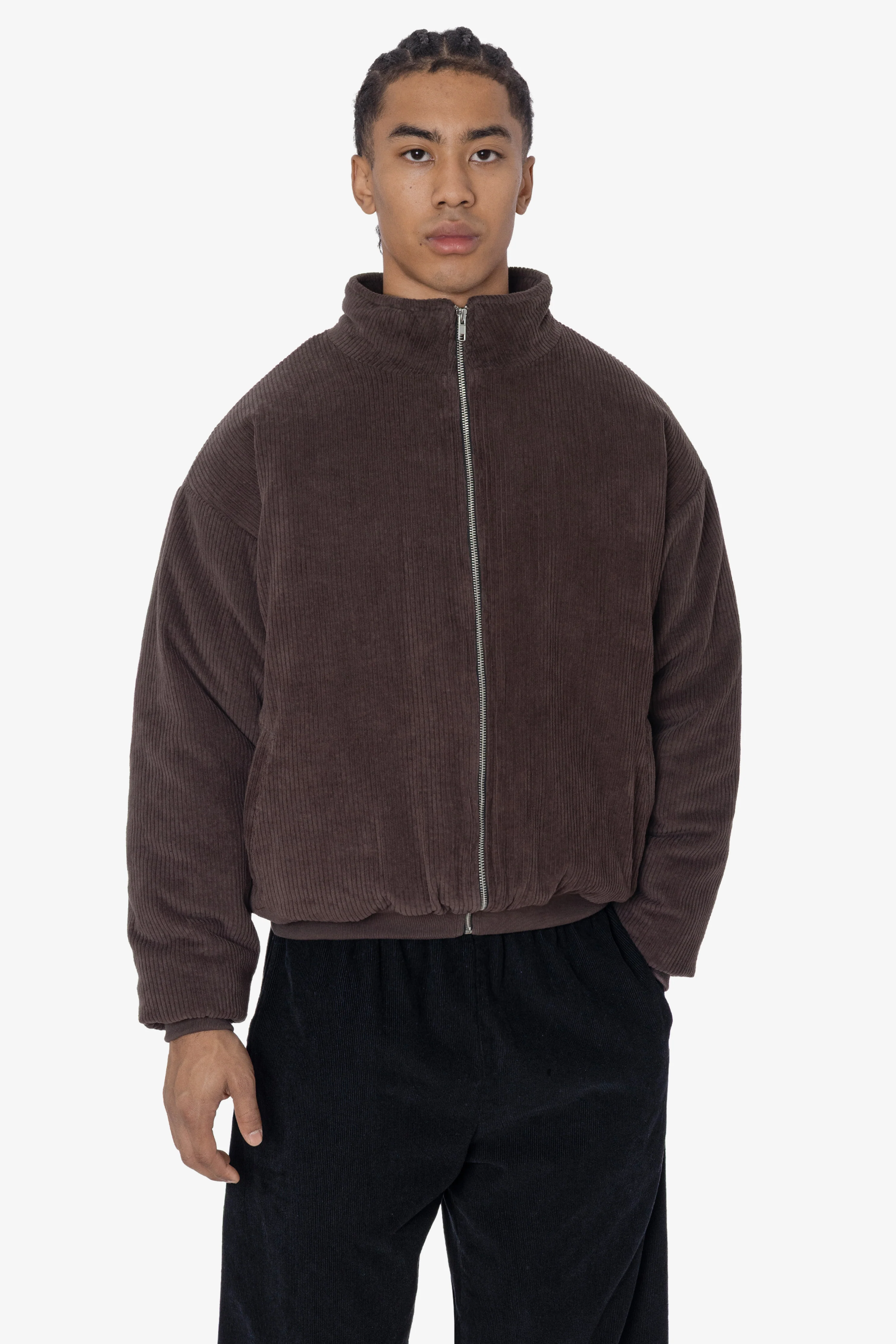 CD410PD - Corduroy Puffy Zip Up Jacket - Image 18