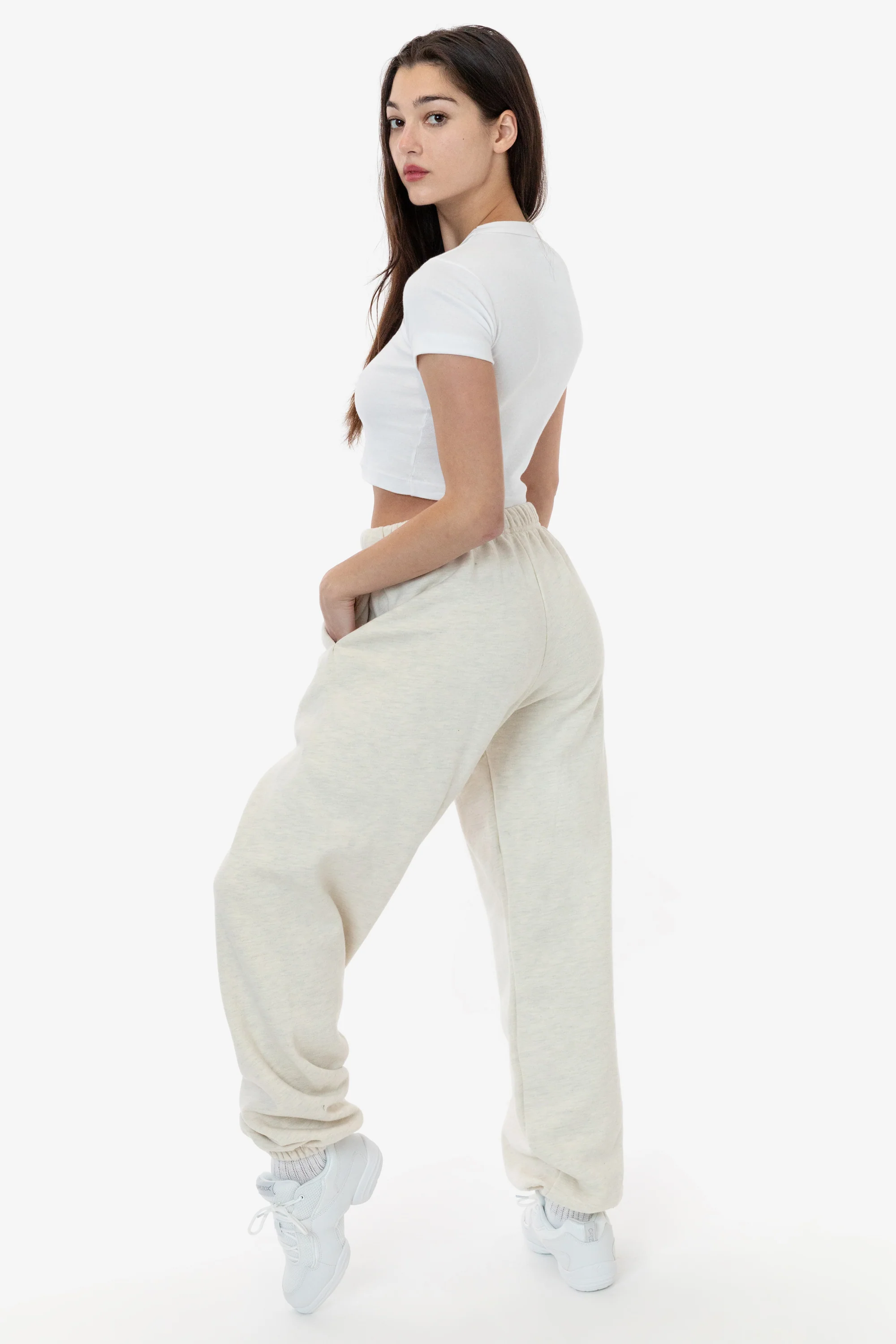 CF394 - Cotton Fleece High Waist Sweatpants - Image 11