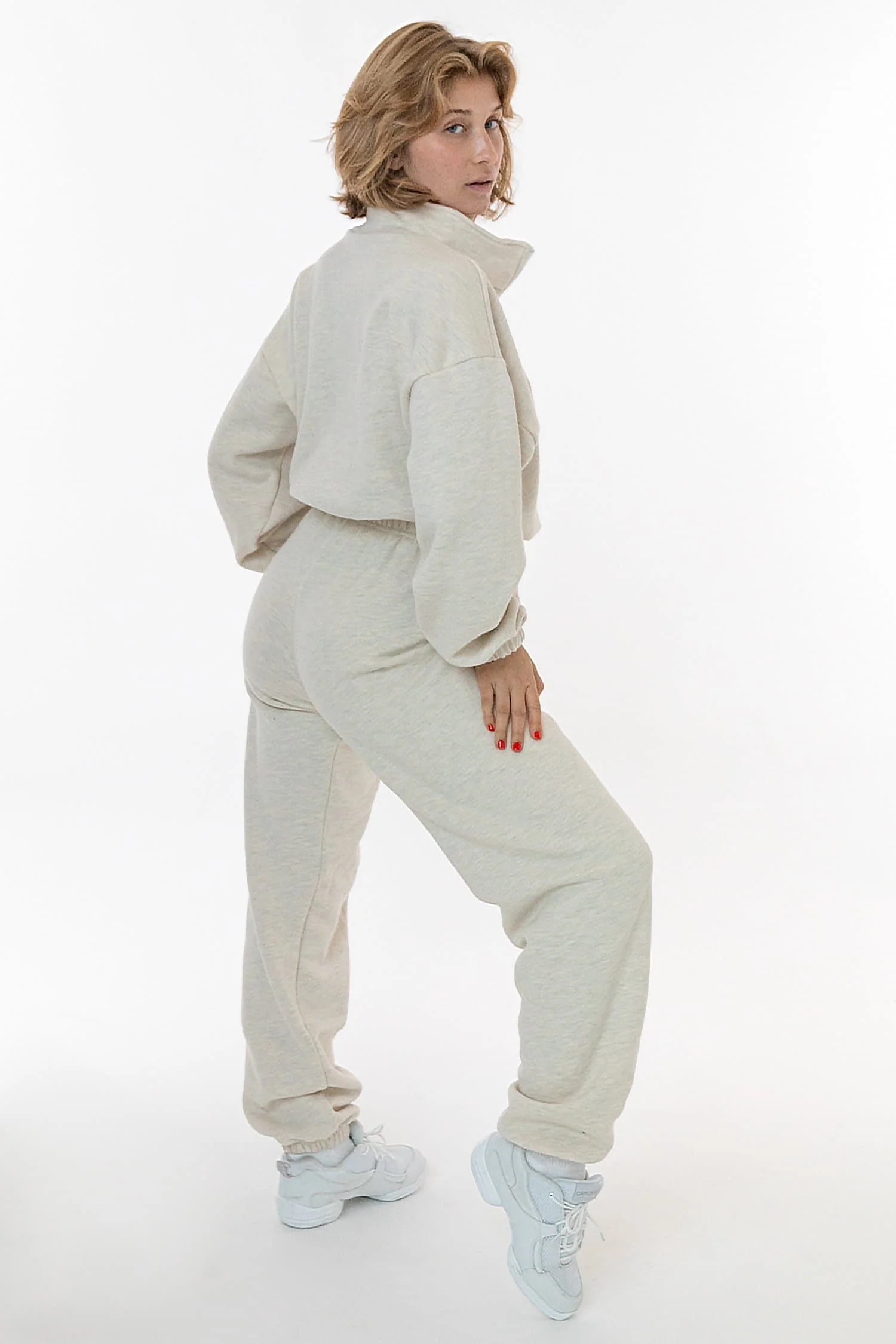 CF394 - Cotton Fleece High Waist Sweatpants - Image 7