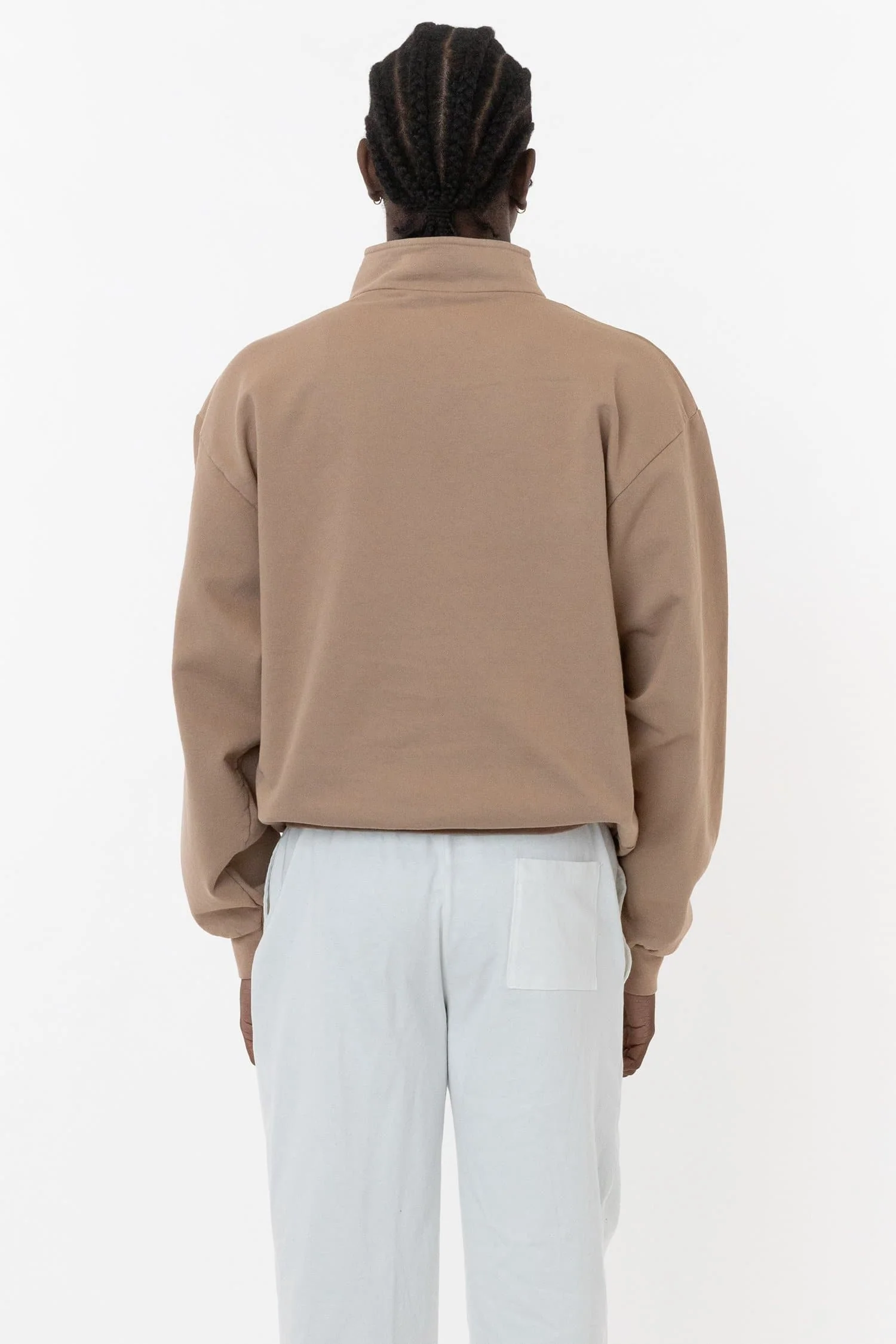 CF408GD - 10 oz. Garment Dye Cotton Fleece Half Zip Pullover - Image 3