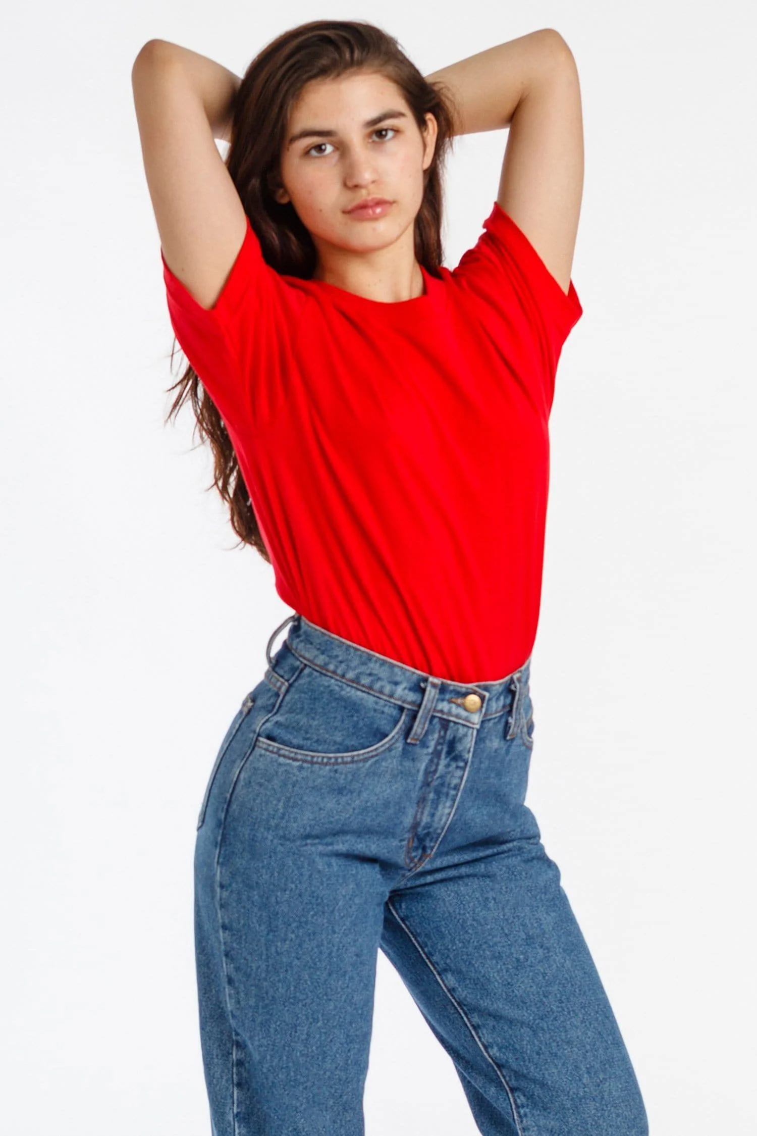 20001 Unisex - Fine Jersey Crew Neck T-Shirt - Image 10